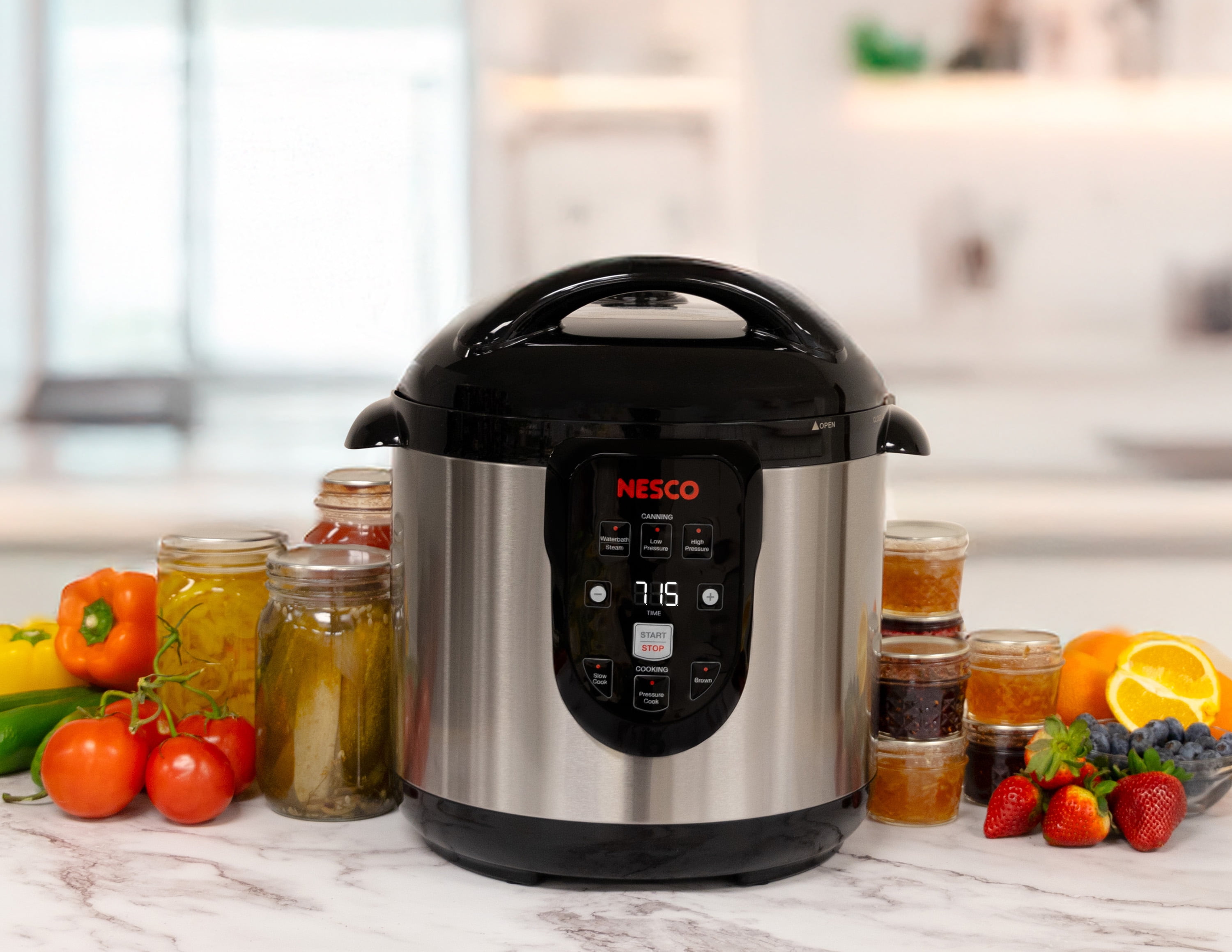NESCO® 9.5 Quart Electric Pressure Canner, Digital Pressure Cooker and Canning Pot, Equipment for Canning Meat and Vegetables - Image 7