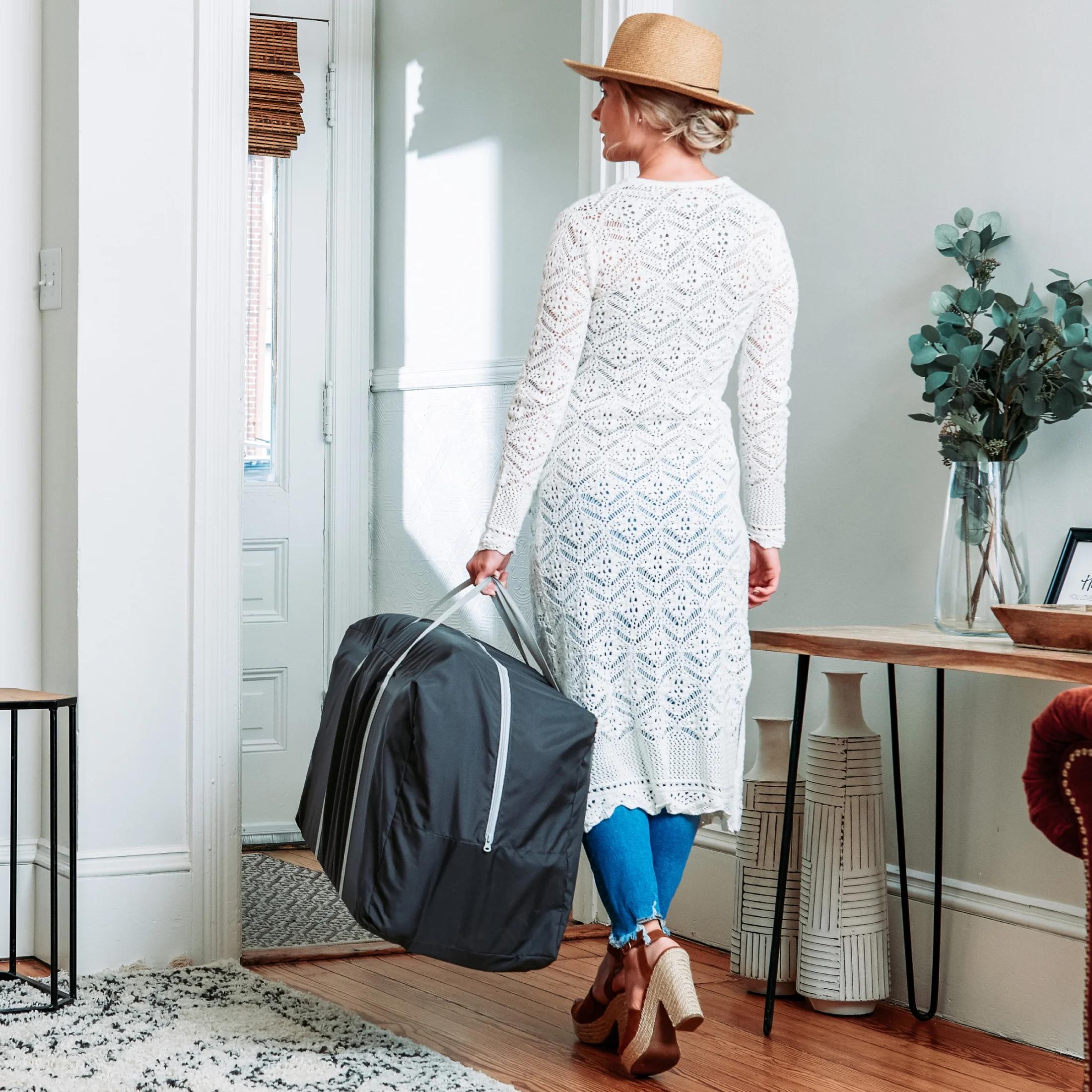 Chicco Lullaby All-in-One Portable Playard with Infant Bassinet, Snap-on Changer, Toddler Playard, Zip & Wash Mattress Cover - Camden (Black), New - Image 6