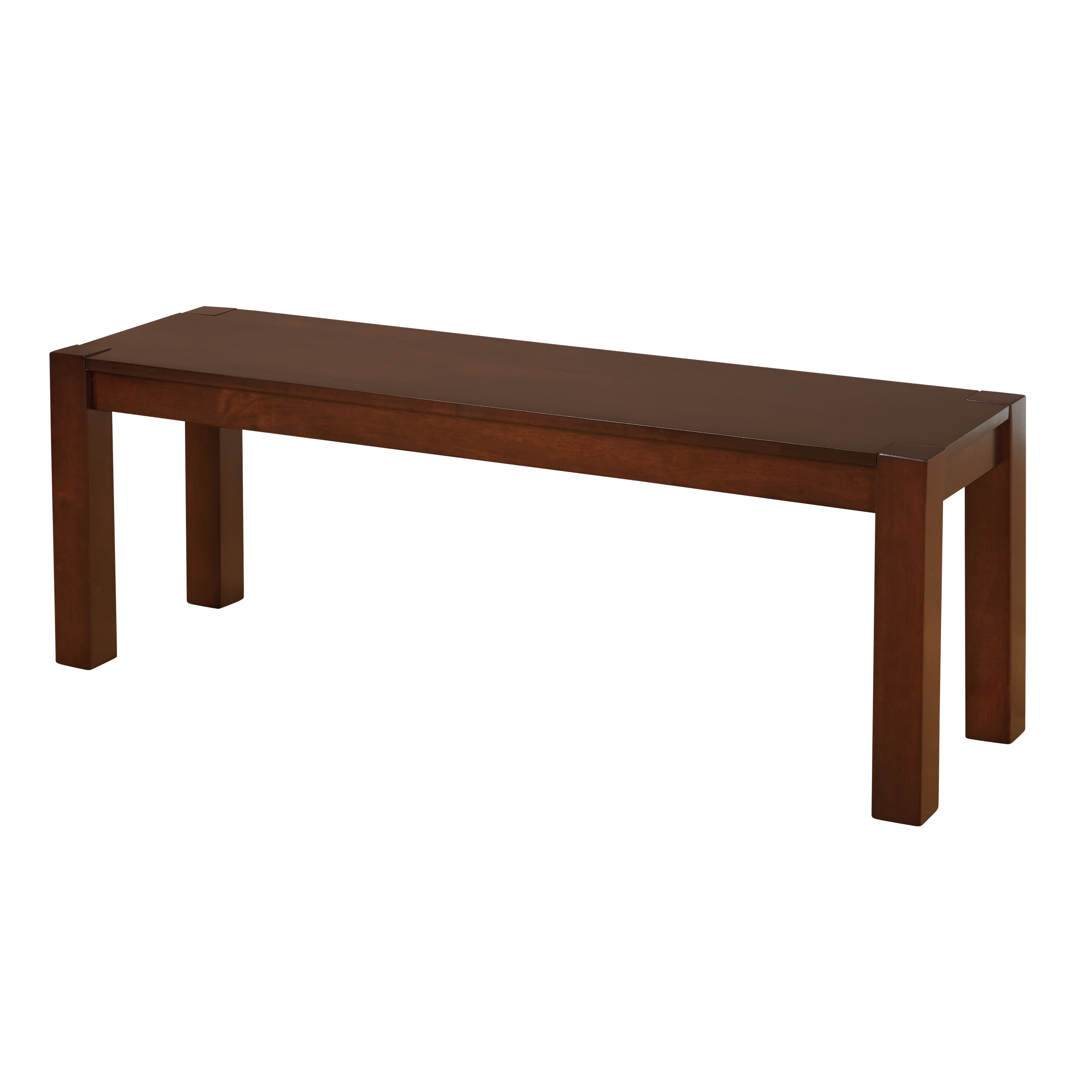 TMS Simple Living Axis Wood Dining Bench, Espresso - Image 4