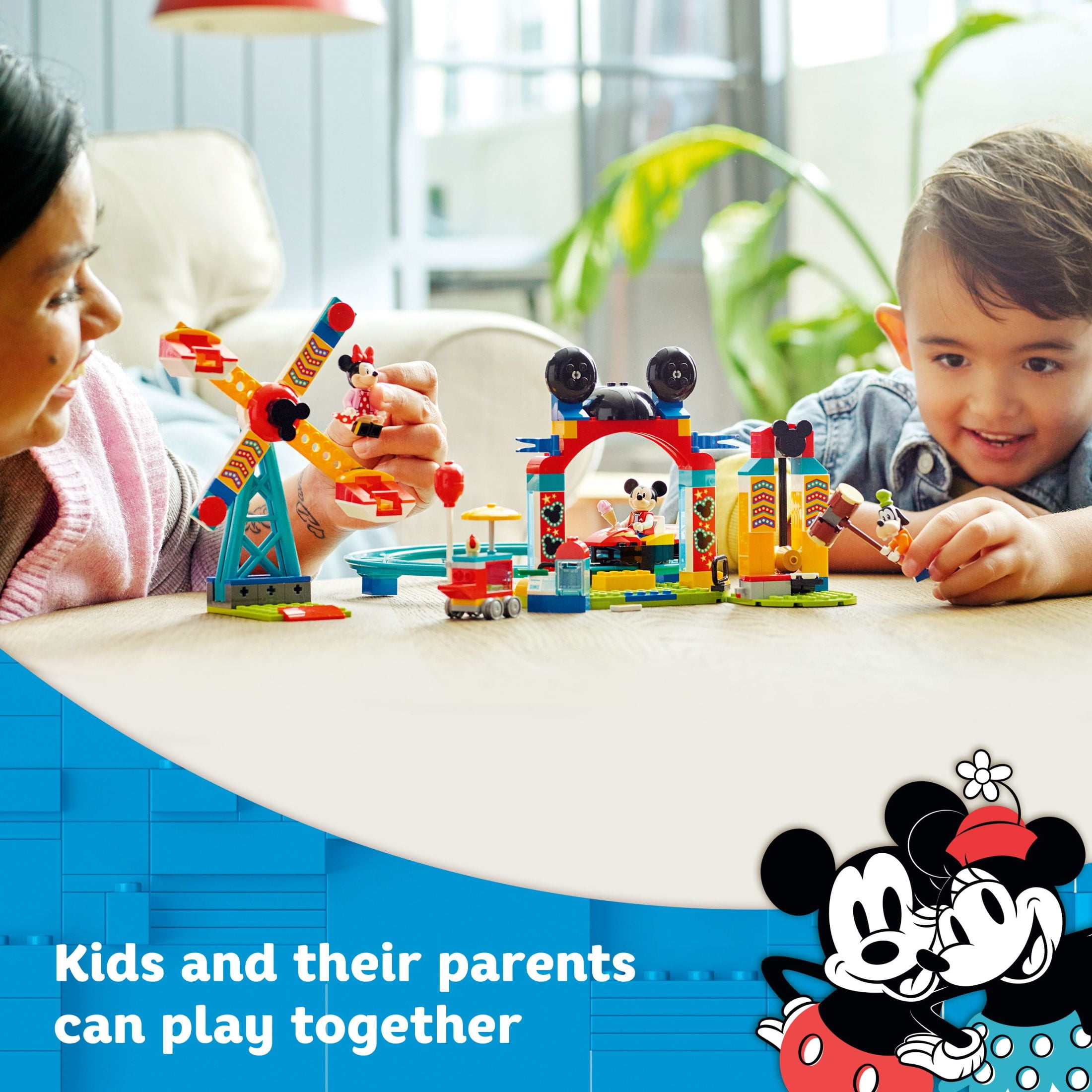 LEGO Disney Mickey and Friends – Mickey, Minnie and Goofy’s Fairground Fun Toy Set Set 10778 - Image 6