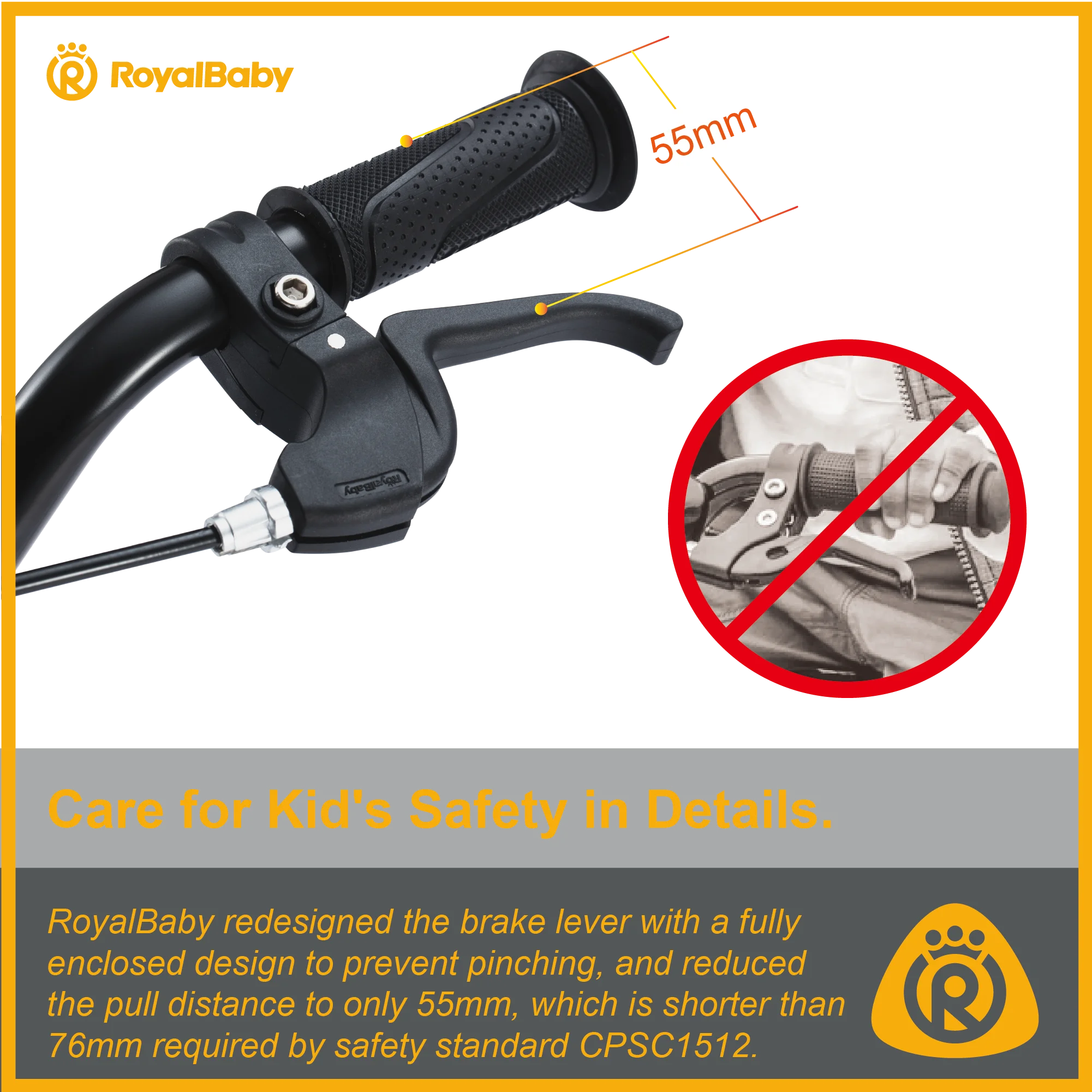 Royalbaby Freestyle 18 In Black Kids Bike Boys and Girls Bike with Kickstand and Water Bottle - Image 7