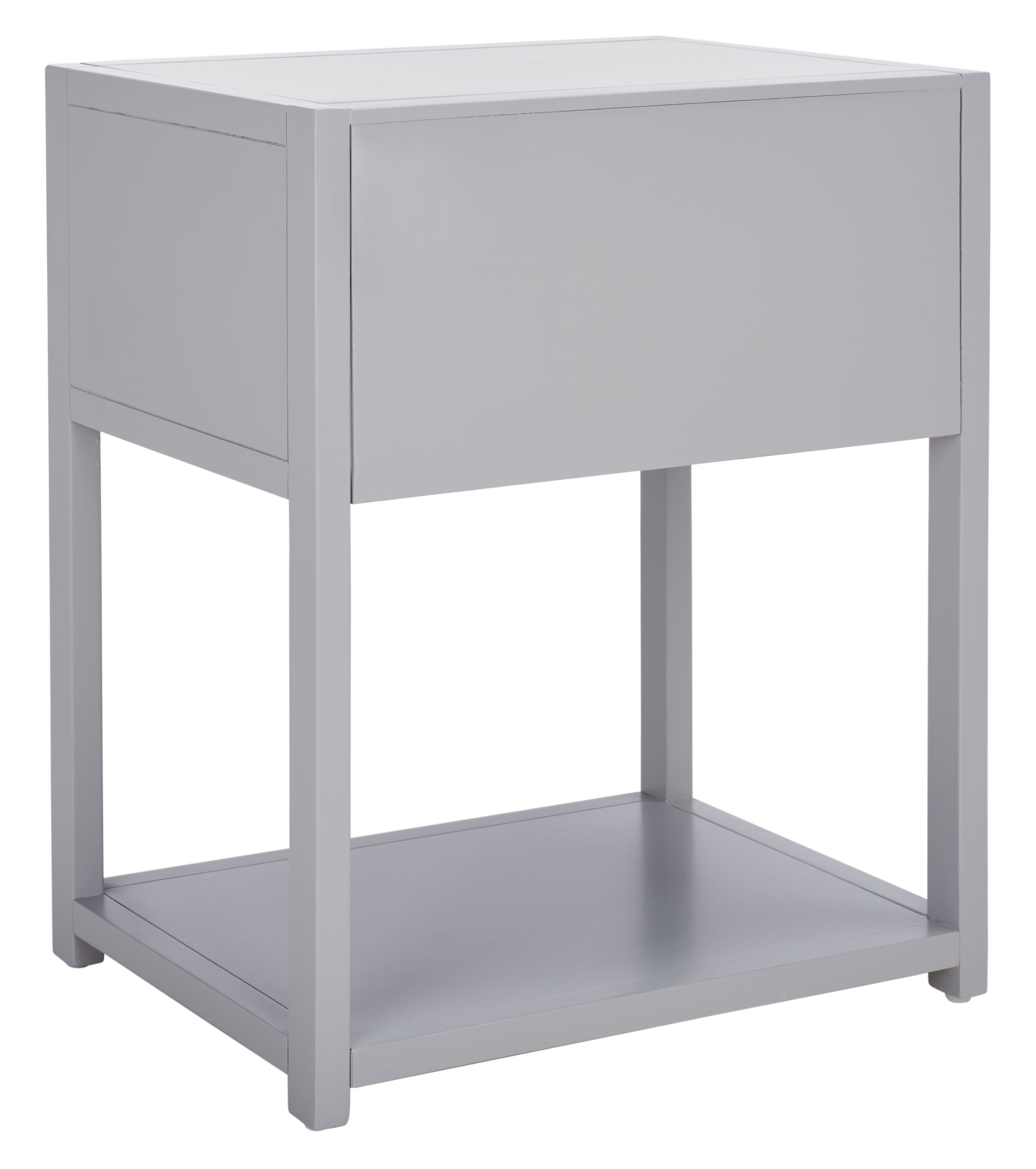 SAFAVIEH Yudi Solid 1 Drawer 1 Shelf Nightstand, Grey - Image 12