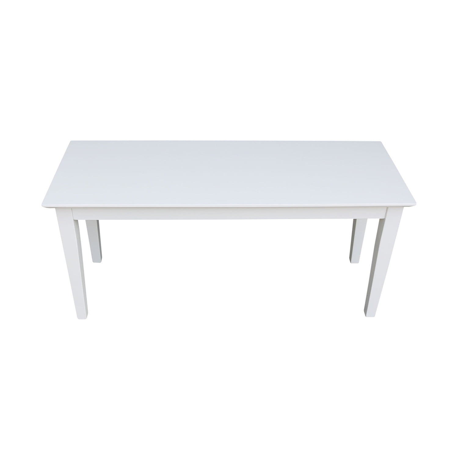 Shaker Styled Solid Wood Bench in White - Image 7
