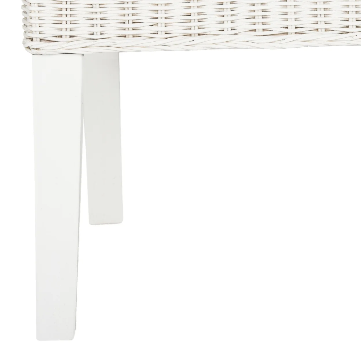 SAFAVIEH Arjun 18''H Wicker Dining Chair White - Image 6