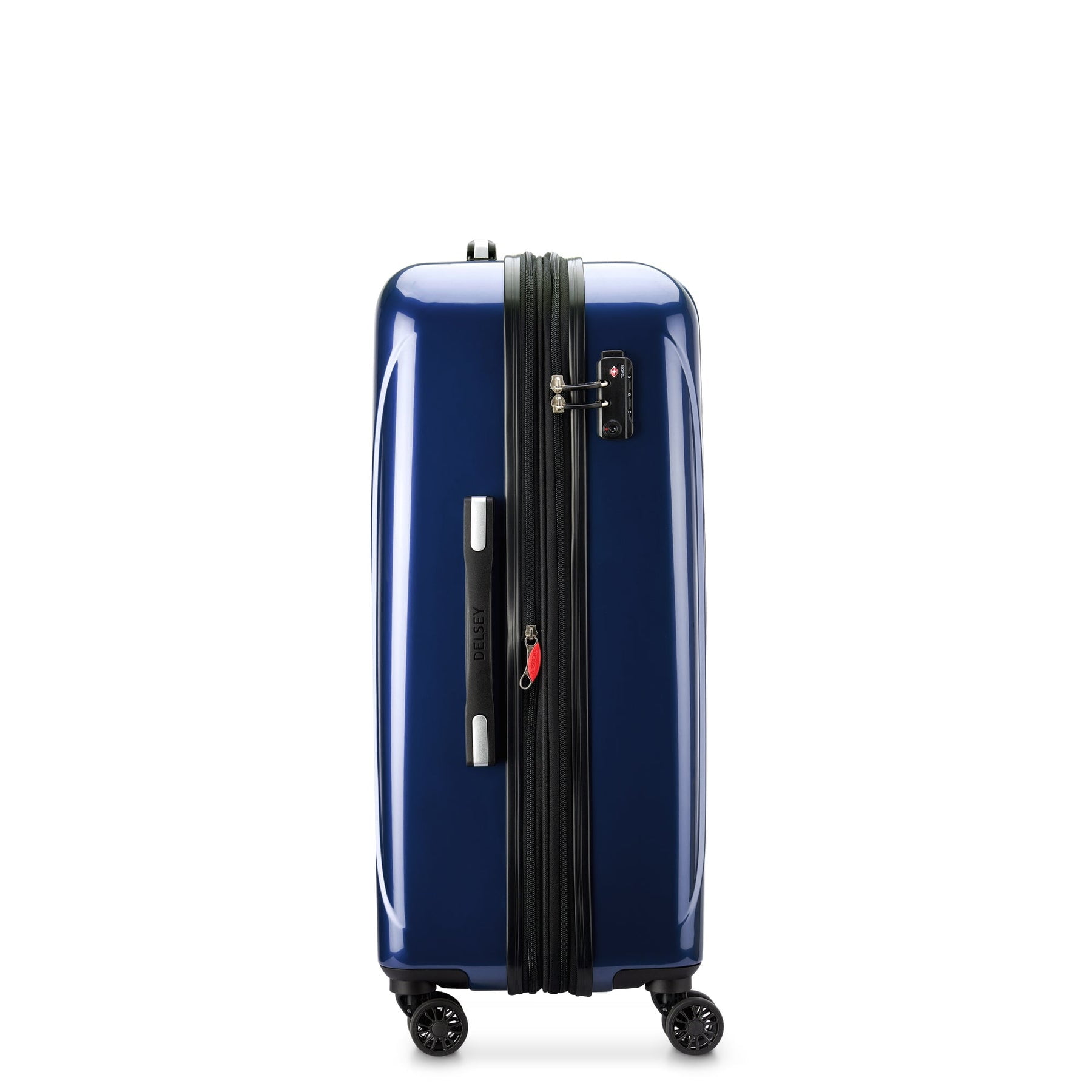 DELSEY PARIS Helium Aero 2-Piece Hardside Expandable Spinner Luggage Set includes 21" Carry-On & 25" Checked, Metallic Blue - Image 6