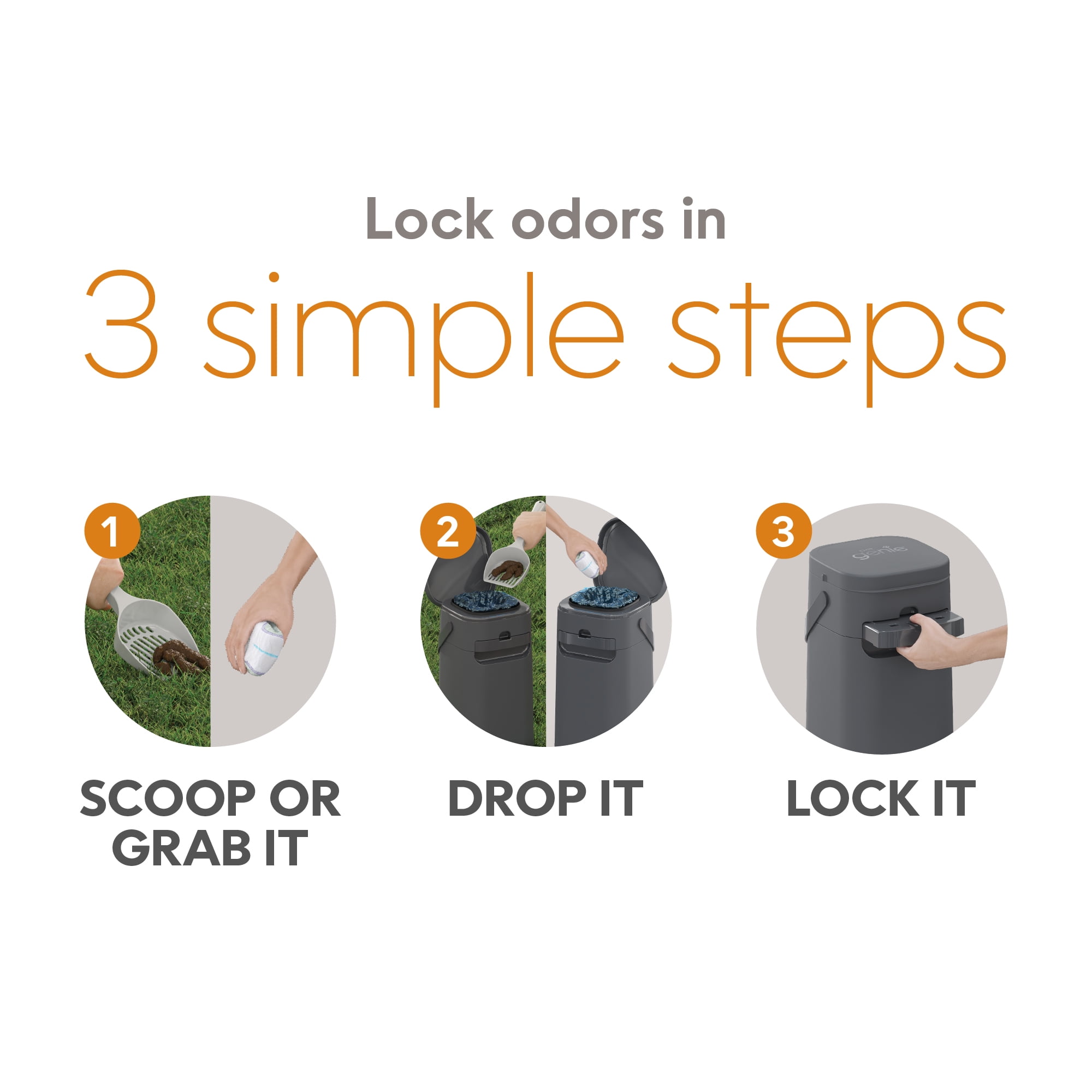 Pet Genie Dog Waste Disposal System, Gray, up to 2 Month Refill Included - Image 14