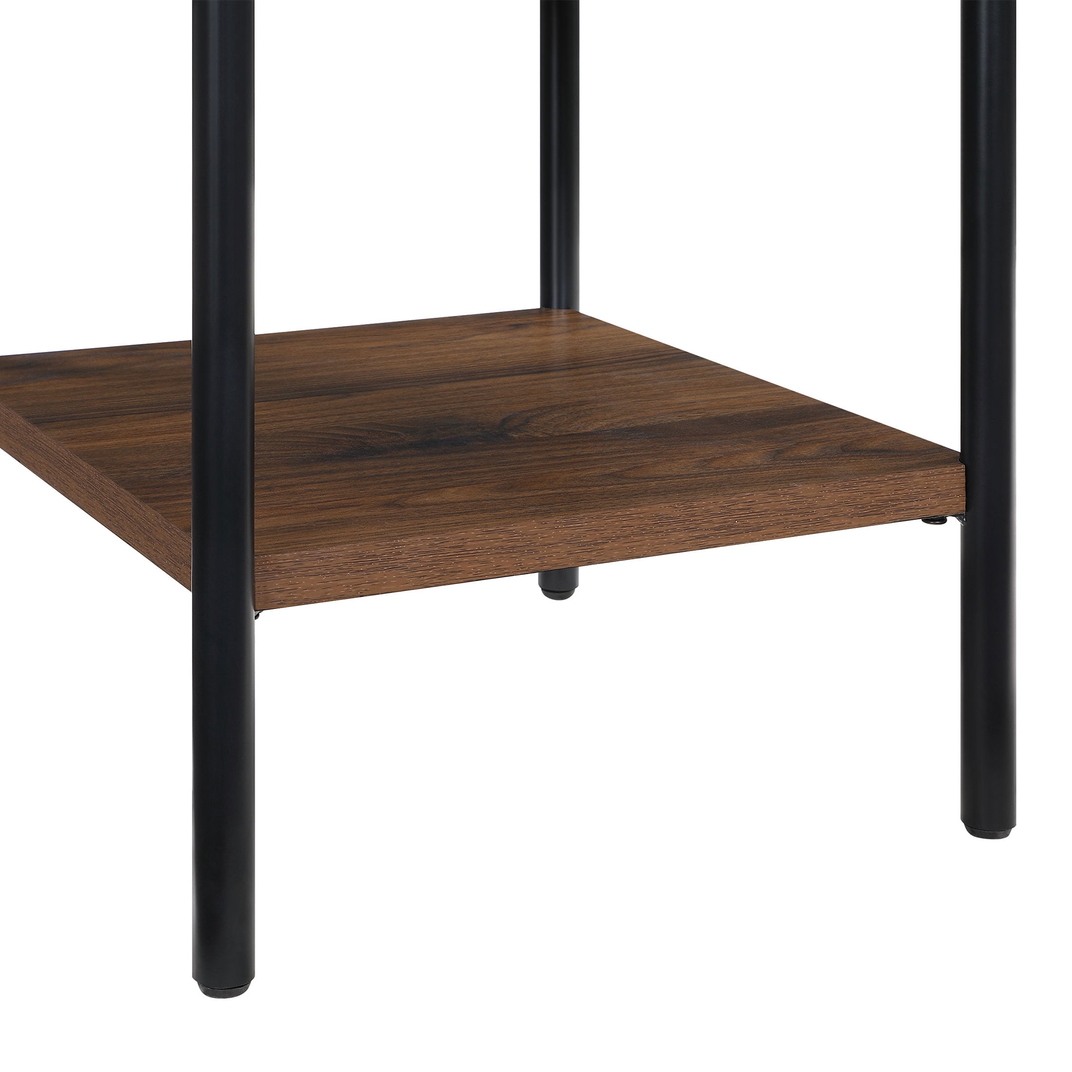 Better Homes & Gardens Wyatt Geo End Table, Walnut Finish - Image 3