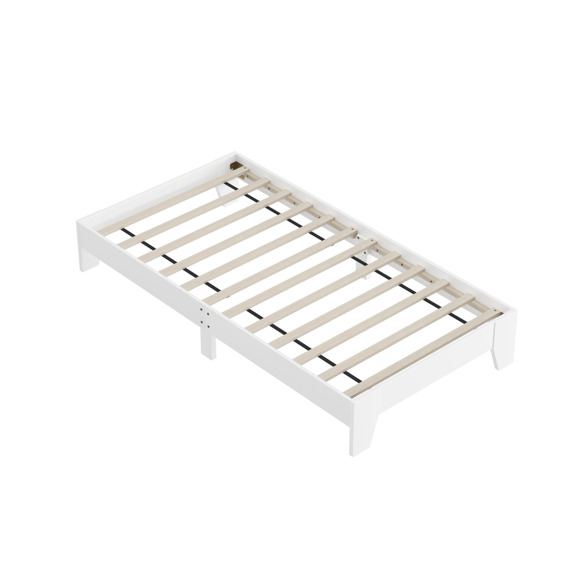 Hillsdale Casey Twin Wood Platform Bed, White - Image 8