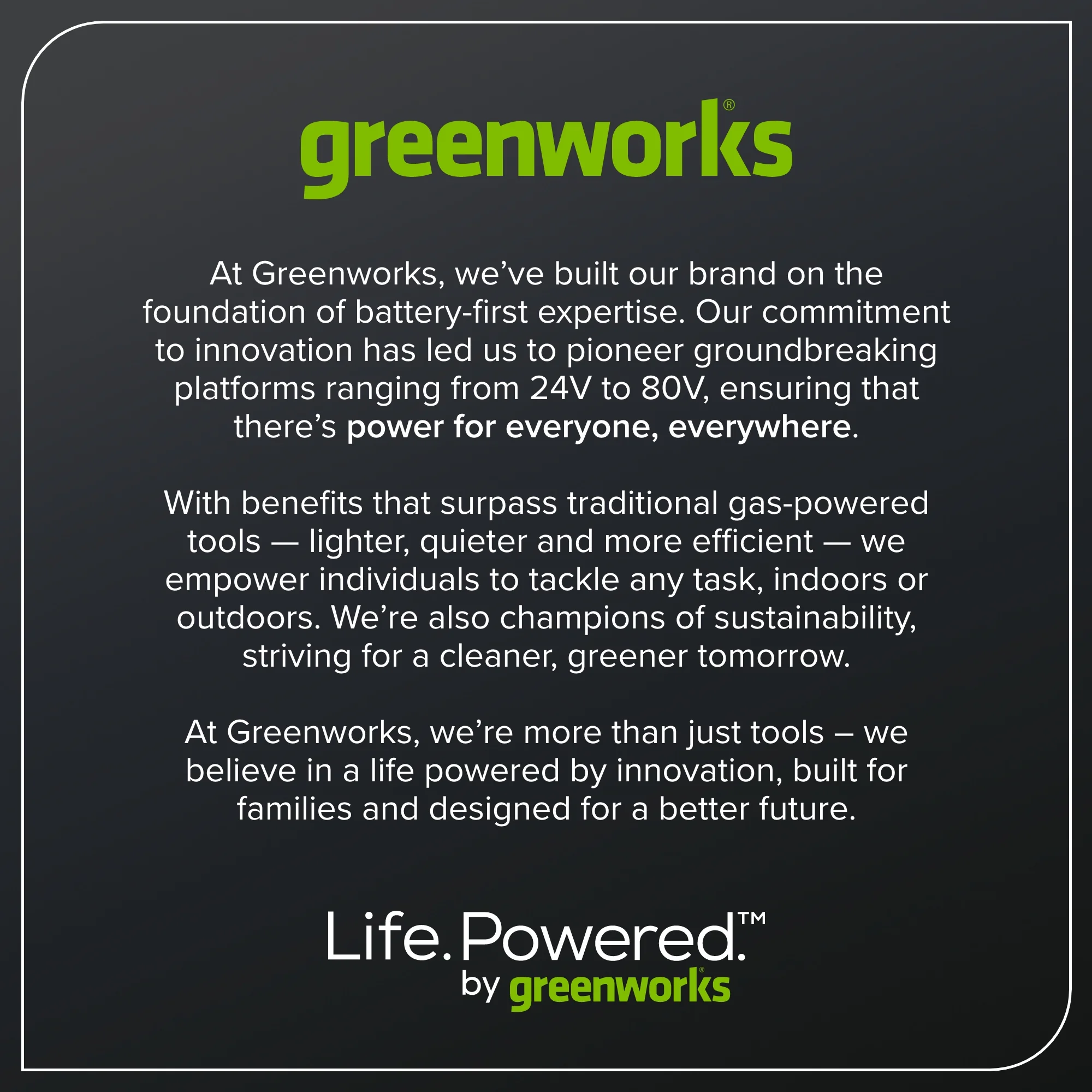 Greenworks 60V 8.0 Ah Battery 1807602 - Image 8
