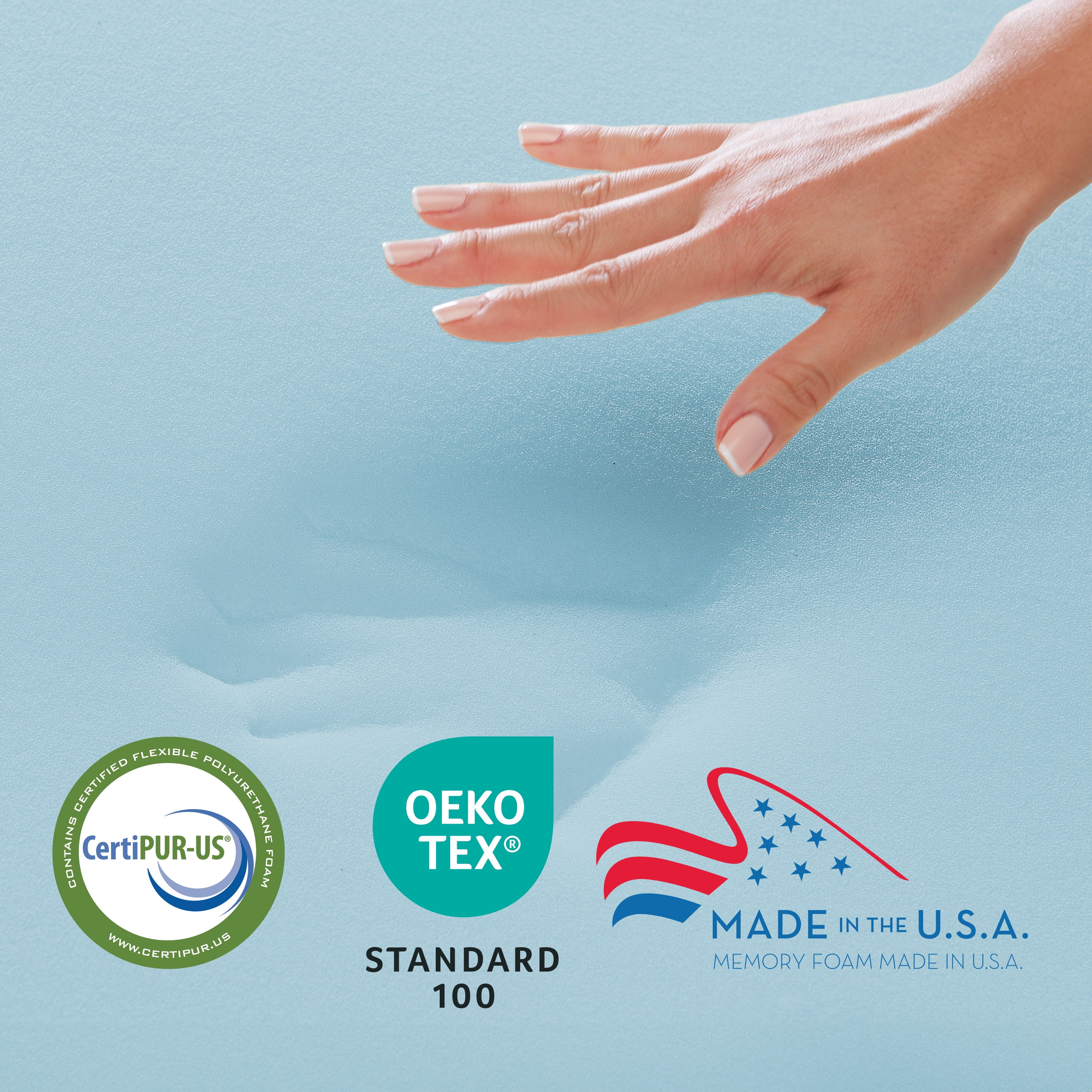 Dream Serenity Restorative 10" Gel Memory Foam Mattress, Firm, Twin - Image 3