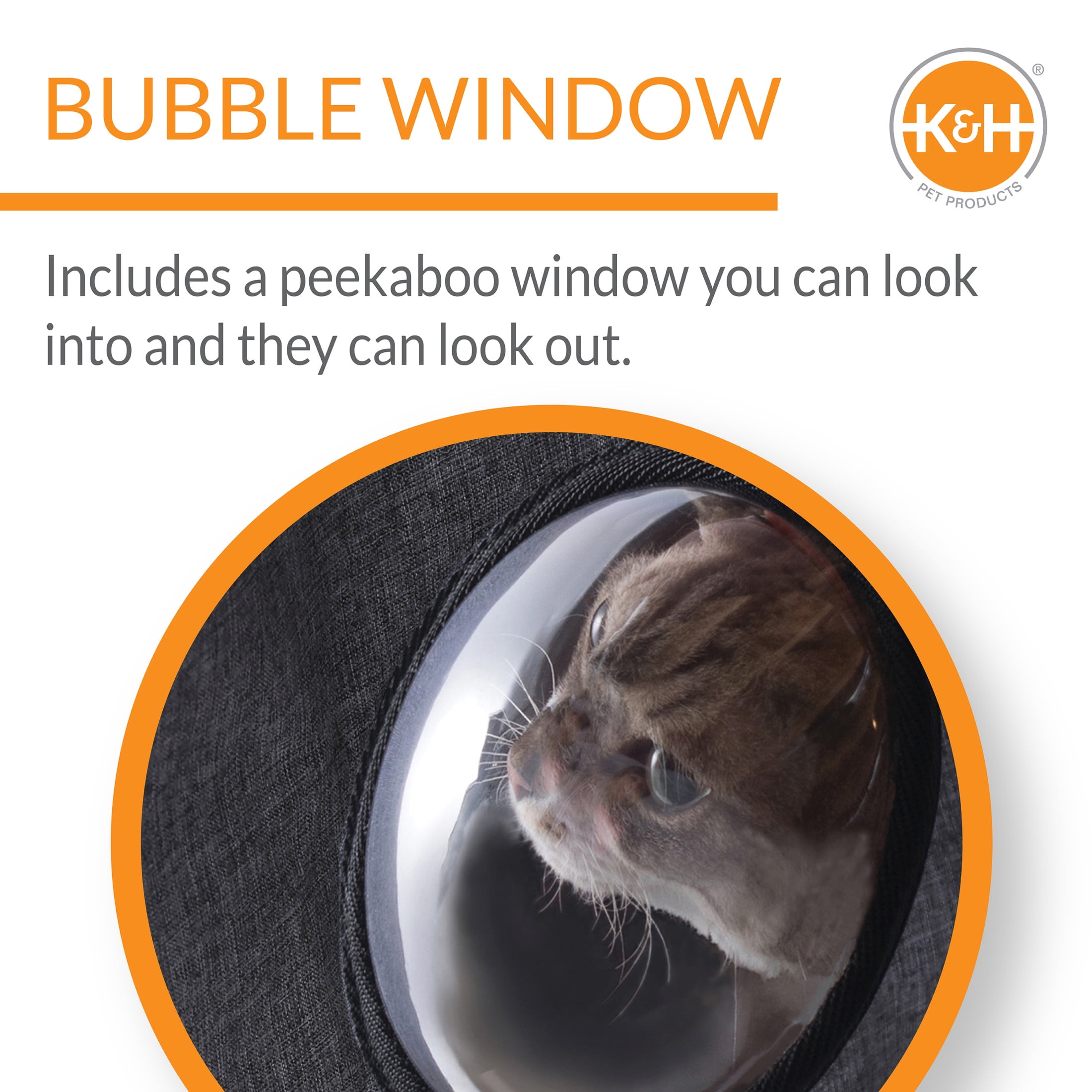 K&H Pet Products Universal Mount Kitty Sill Hooded Fleece 14 X 24 Inches - Image 4