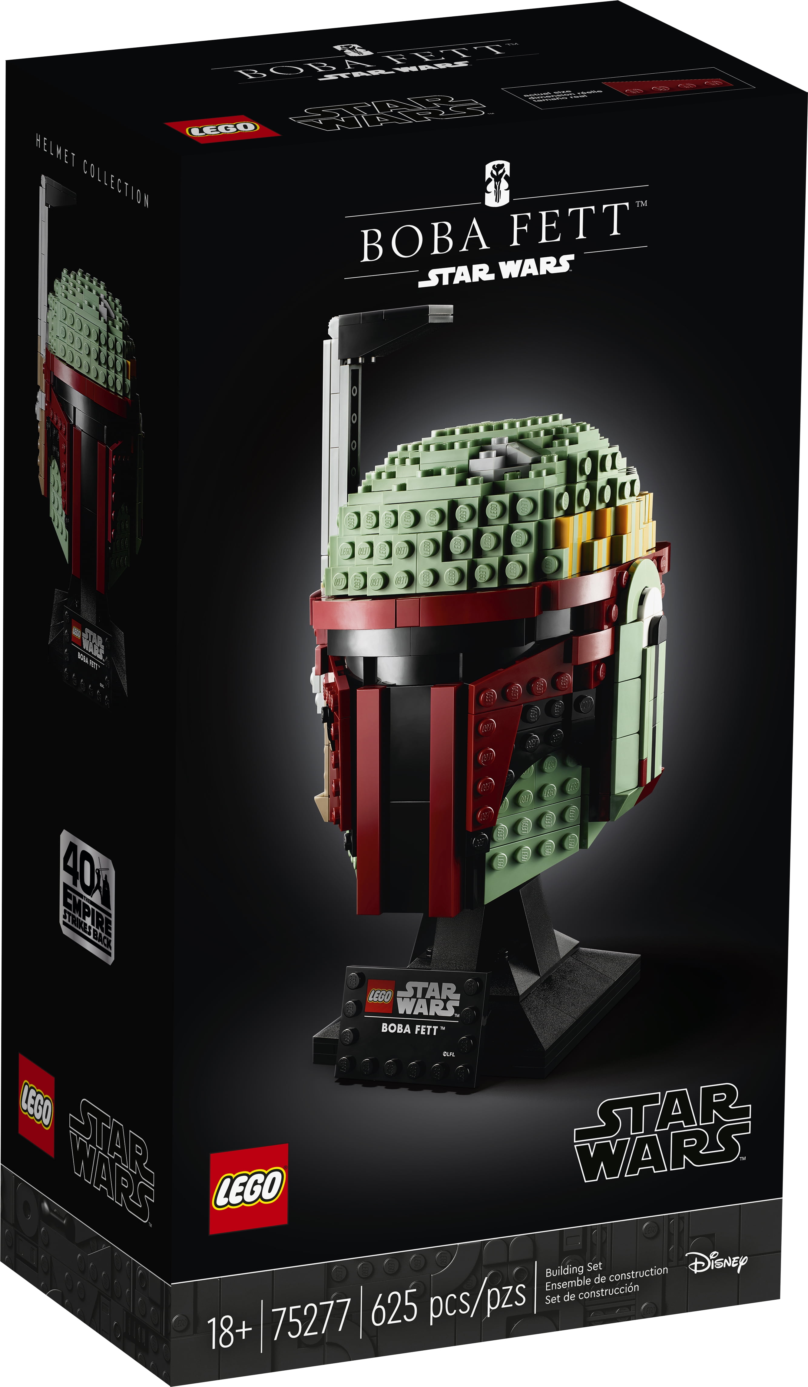 LEGO Star Wars Boba Fett Helmet 75277 Building Kit; Cool Collectible Star Wars Character Building Set (625 Pieces) - Image 4