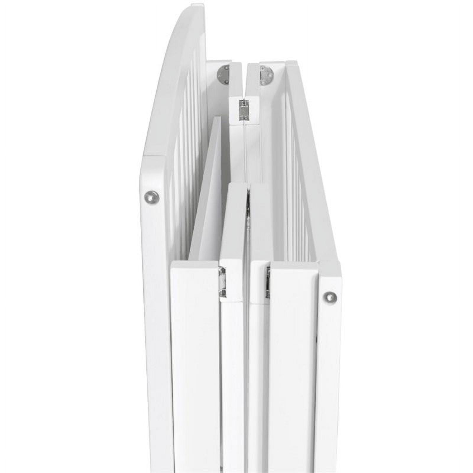 DaVinci Dylan Folding Portable 3-in-1 Mini Crib and Twin Bed in White - Image 10