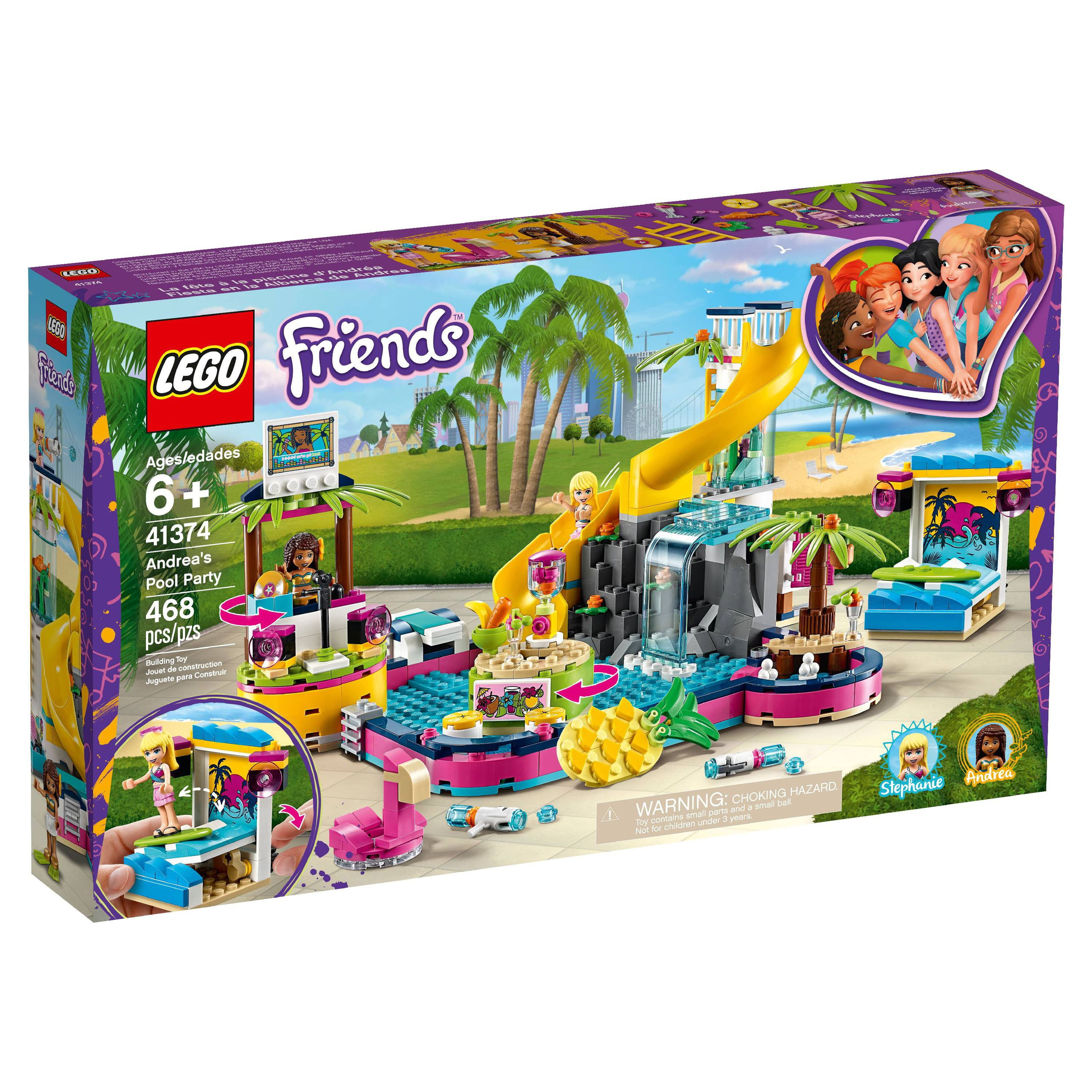 LEGO Friends Andrea's Pool Party 41374 Building Set with Mini Dolls - Image 2