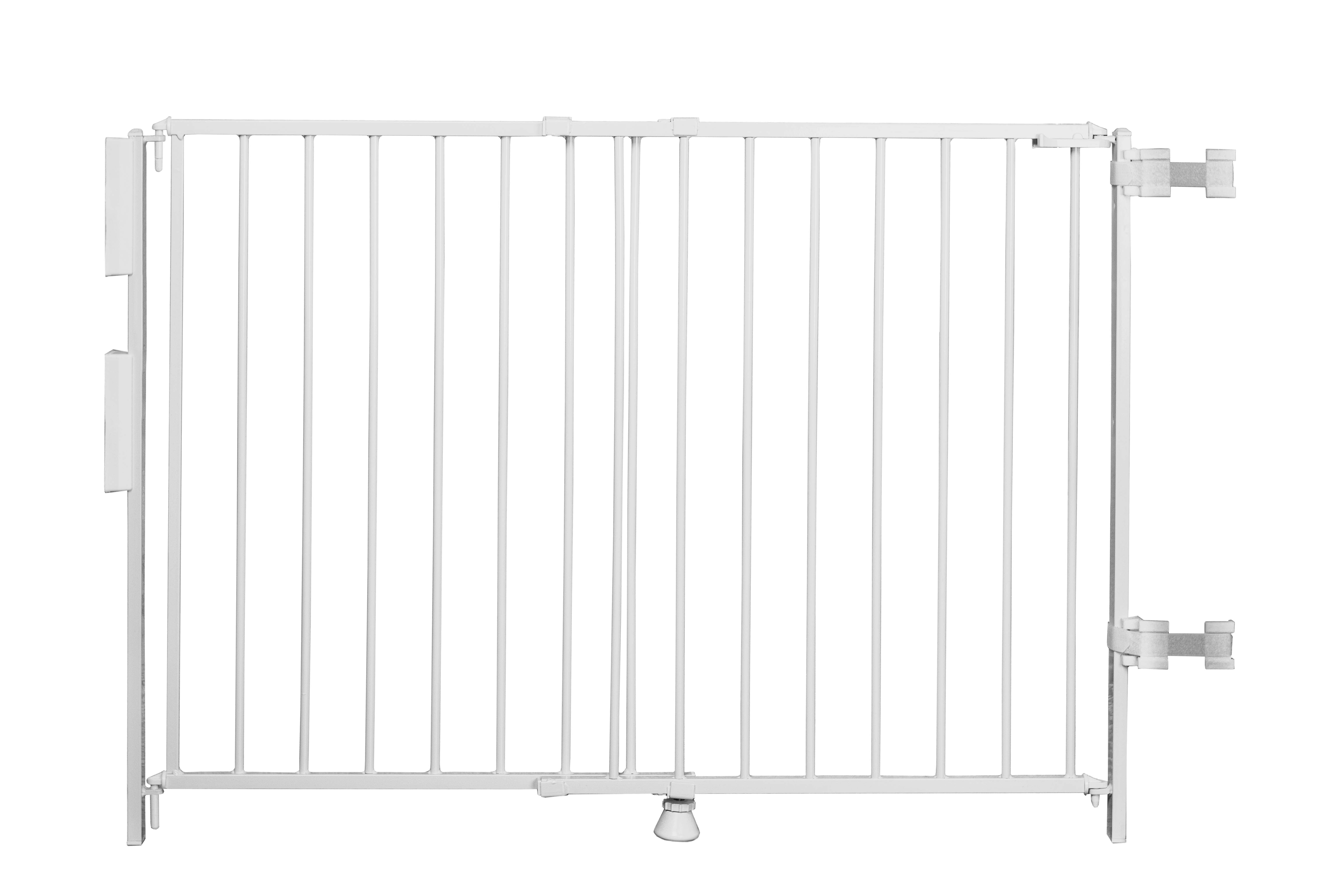 Regalo 2-in-1 Stairway and Hallway Wall Mounted Baby Safety Gate, White, Ages 6 to 24 Months - Image 7