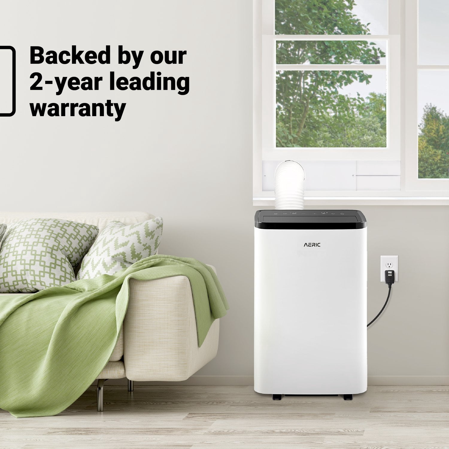 Aeric 10,000 BTU SACC (14,000 BTU ASHRAE) Portable Air Conditioner with Heat, AERP101HAW - Image 7