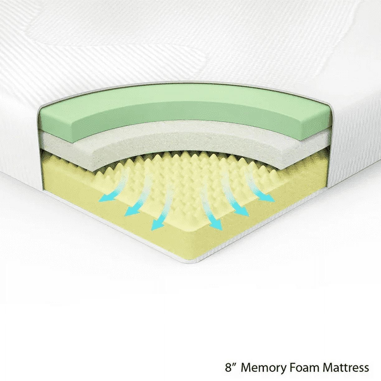 8" Memory Foam Mattress, Queen - Image 5