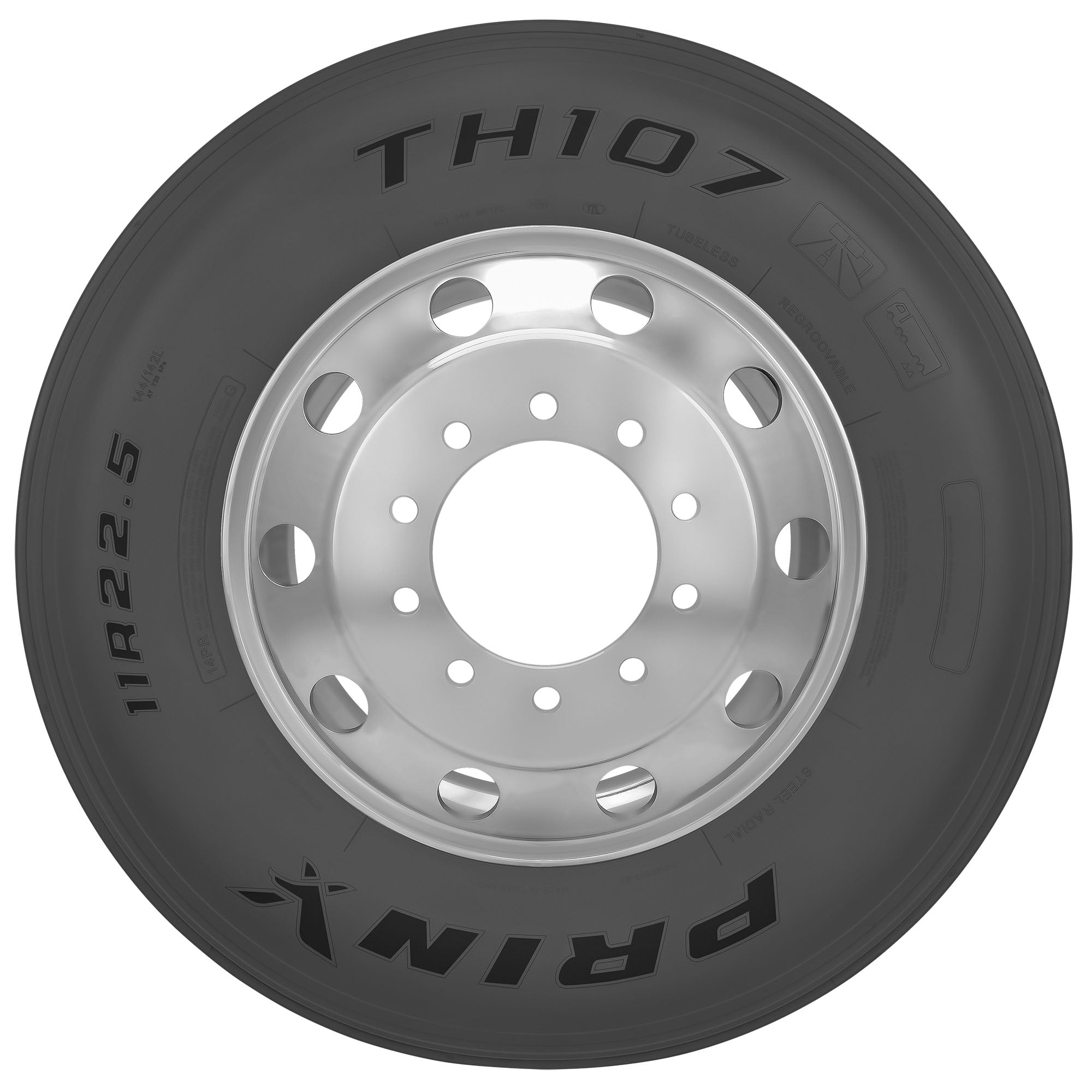 Prinx TH107 285/75R24.5 144/141L G Commercial Tire - Image 2