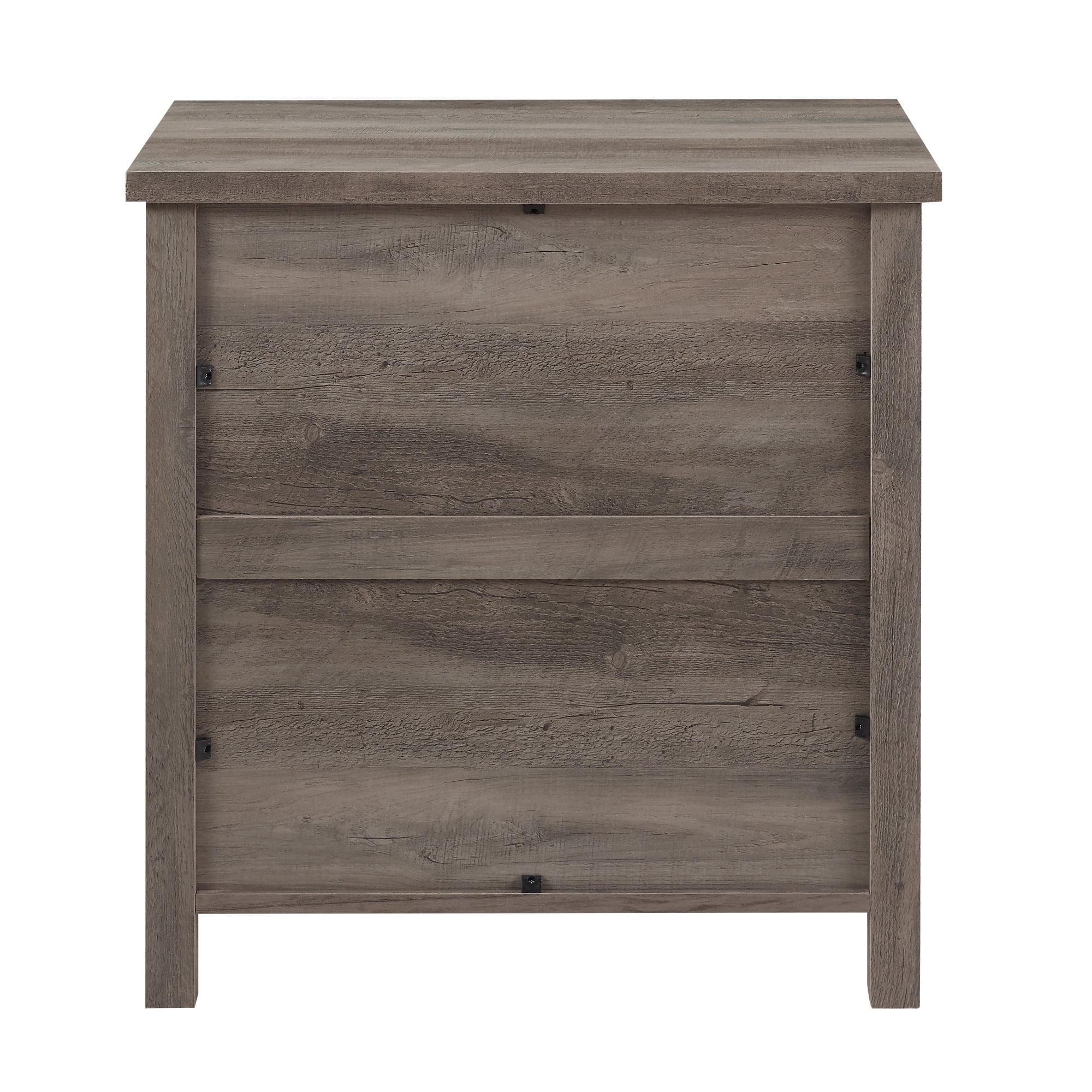 Walker Edison Farmhouse 3 Drawer Nightstand, Grey Wash - Image 6