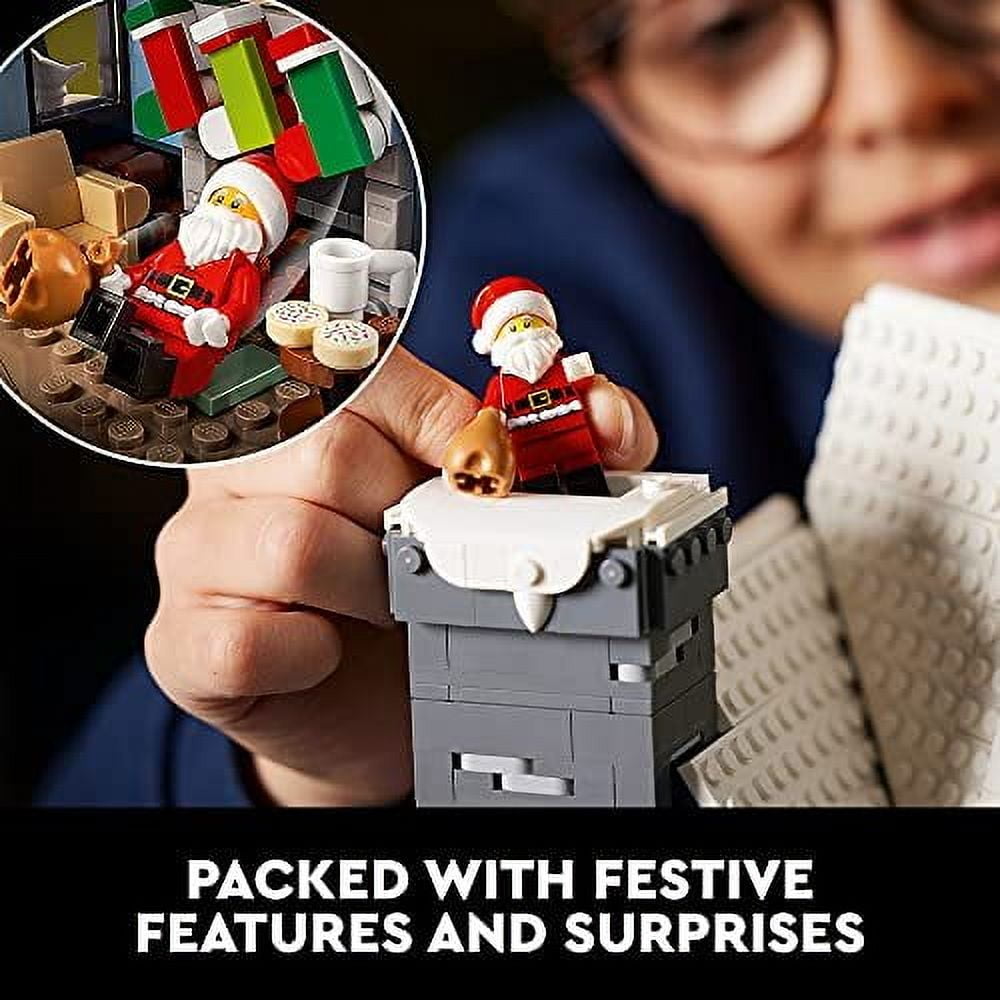 LEGO Icons Santa’s Visit 10293 Christmas House Model Building Set for Adults and Families, Festive Home Décor with Xmas Tree, Gift Idea - Image 5