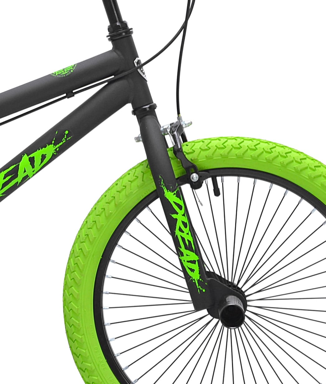 20" Kent Bicycle Dread BMX Bicycle, Fits Rider 4'2"-5", Green/Black, Child, Unisex - Image 3