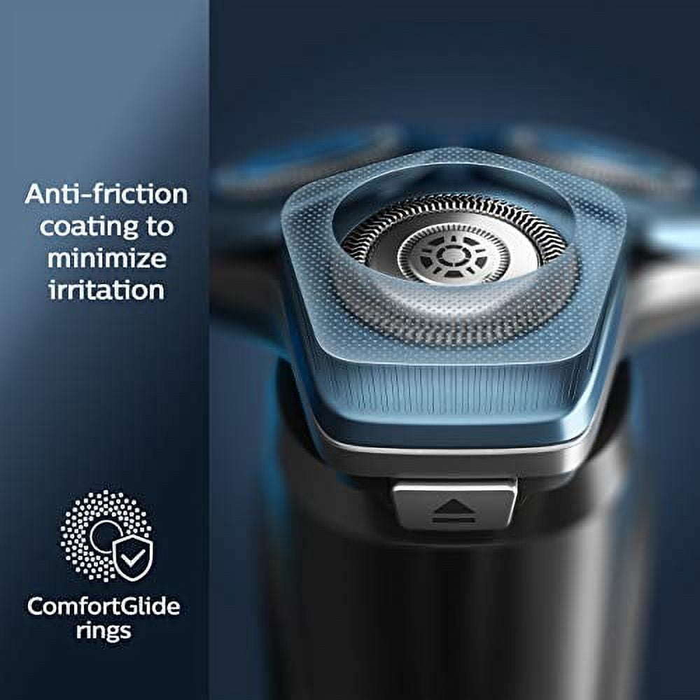 Philips Norelco Shaver 7700, Rechargeable Wet & Dry Electric Shaver with SenseIQ Technology, Quick Clean Pod, Charging Stand and Pop-up Trimmer, S7782/85 - Image 2
