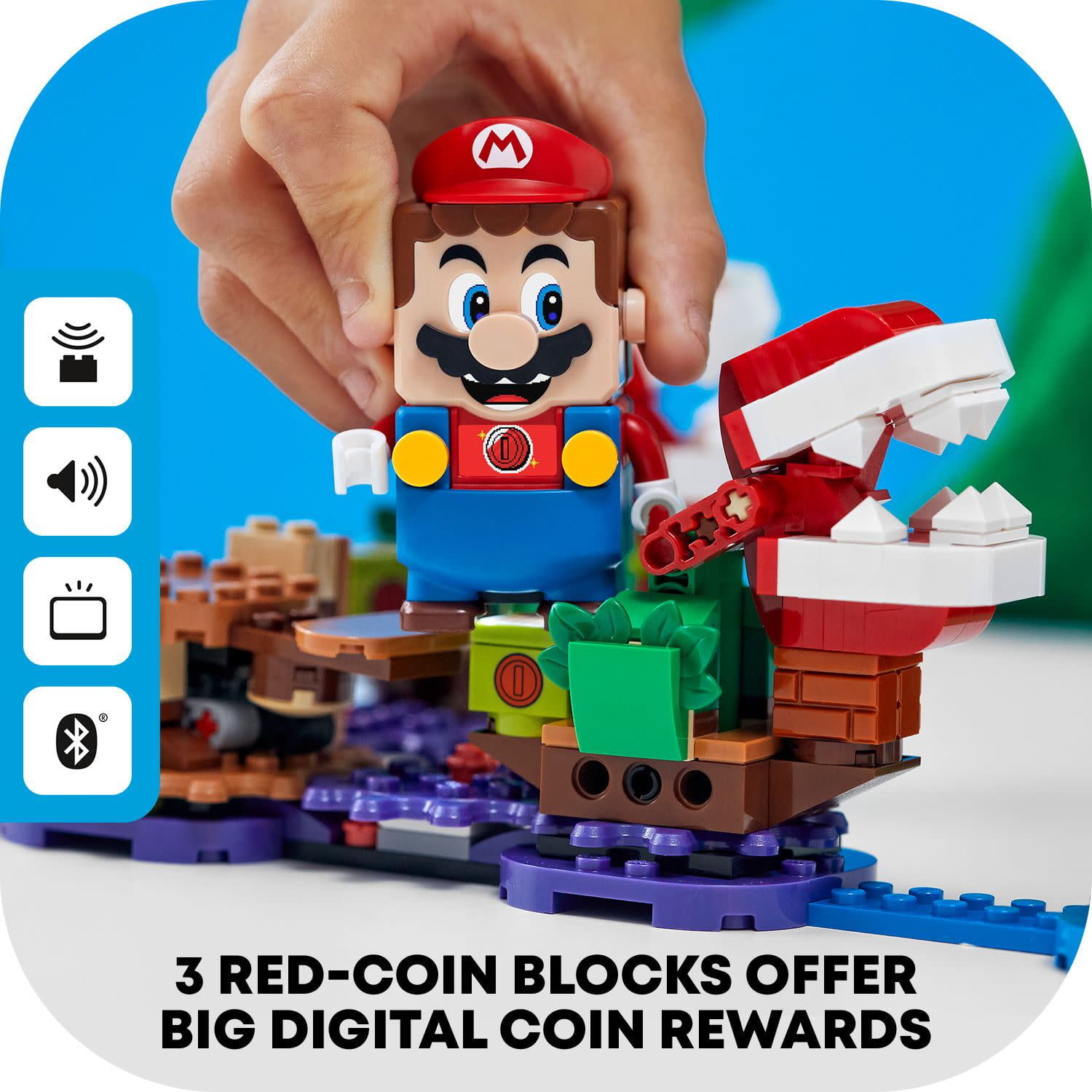 LEGO Super Mario Piranha Plant Puzzling Challenge Expansion Set 71382 Building Kit; Unique Toy for Creative Kids (267 Pieces) - Image 2