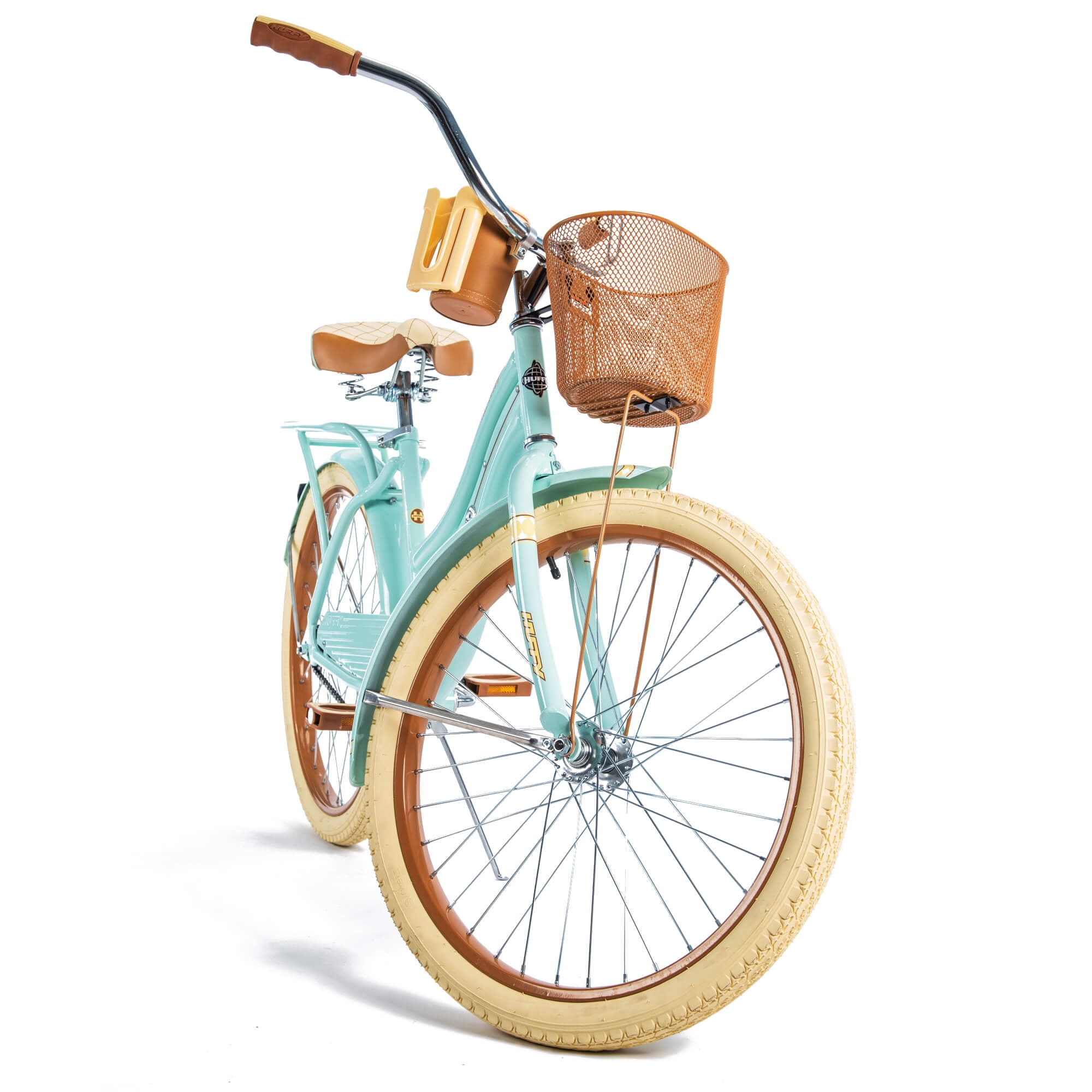 Huffy Nel Lusso Girls' Cruiser Bike, 24" Wheels, Comfort Bike, Mint Green - Image 6