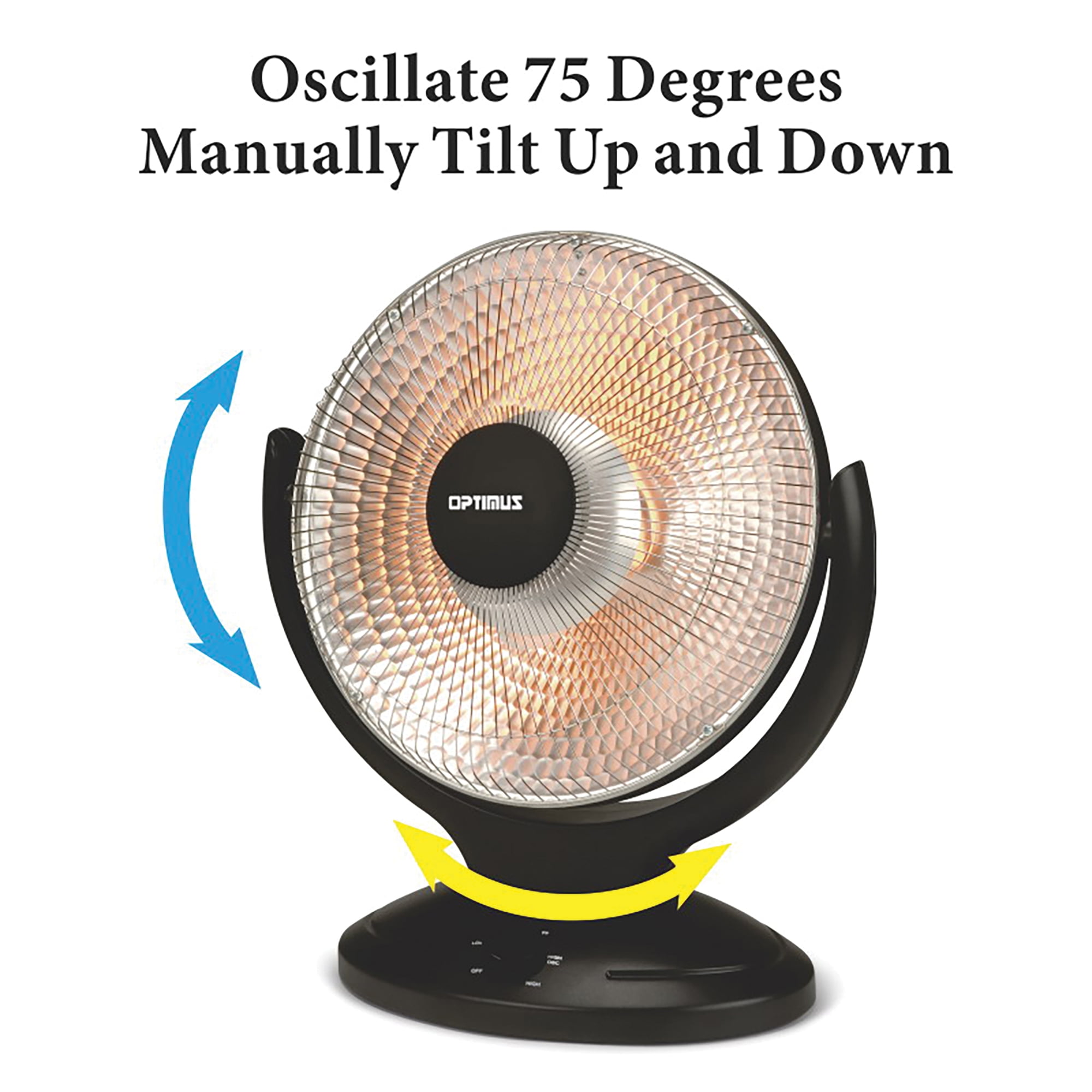 Optimus 14 Inch Oscillating Dish Heater - Image 6