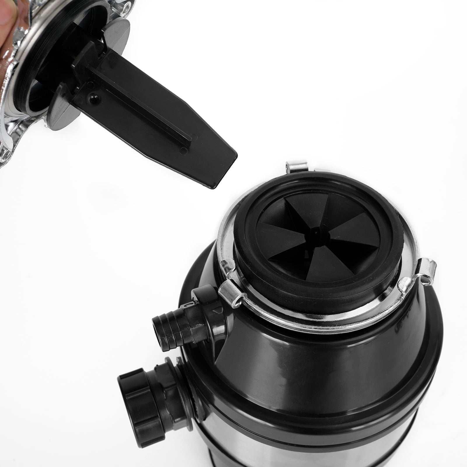 TOPTENG Garbage Disposal Continuous Feed Food Waste Disposer 3/4 HP 2800 RPM Under Sink Kitchen Food Waste Disposer w/ Plug - Image 12