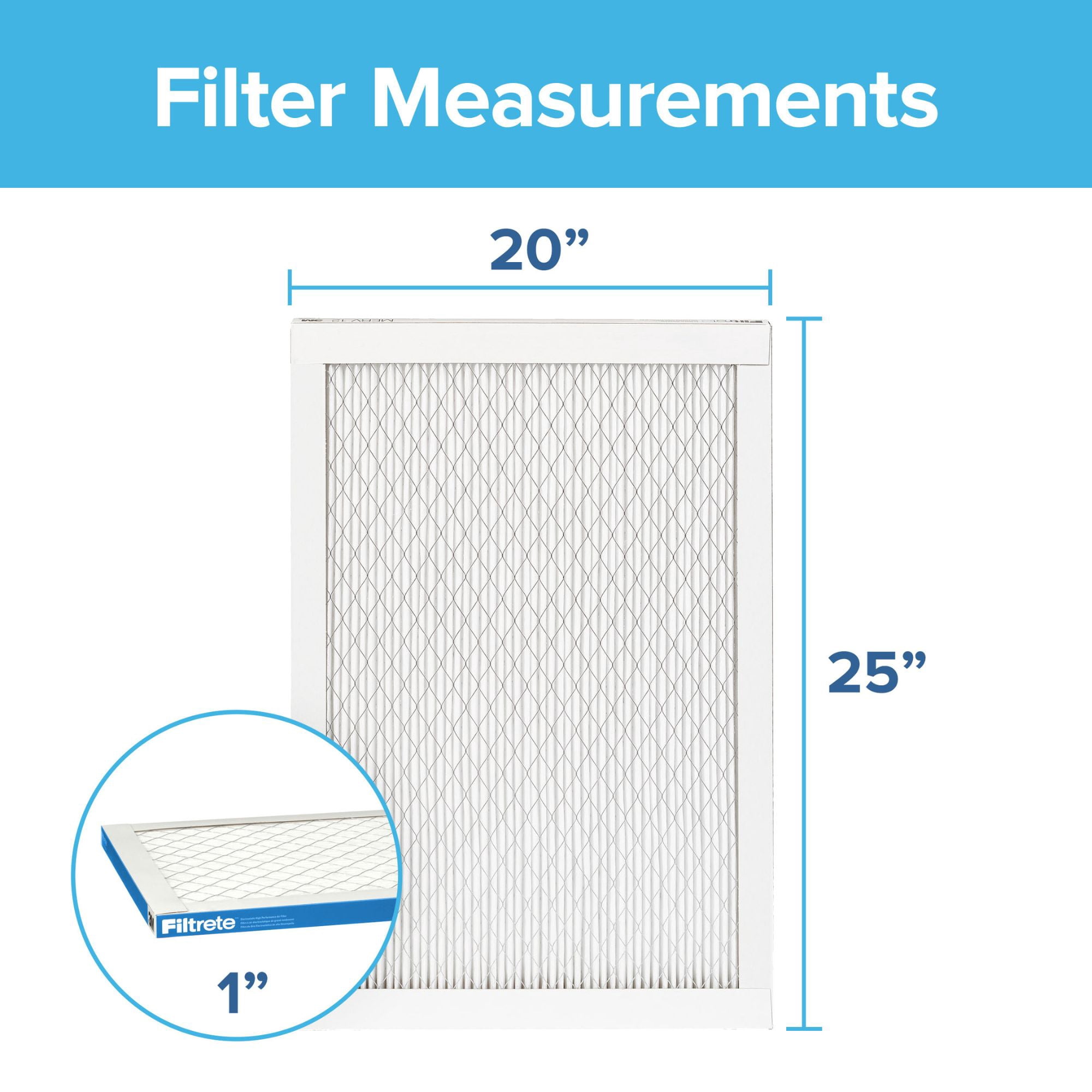 Filtrete 20x25x1 Air Filter, MPR 1900, MERV 13, Healthy Living Ultimate Allergen 3-Month Pleated 1-Inch Air Filters, 2 Filters - Image 7