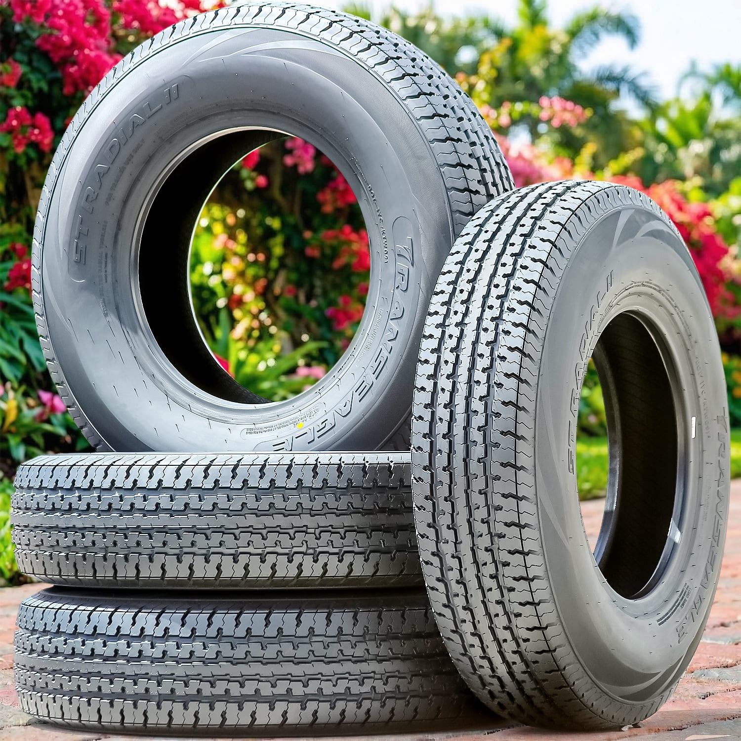 Transeagle ST Radial II Steel Belted ST205/75R15 205/75R15 107/102N D 8 Ply Trailer Tire - Image 5