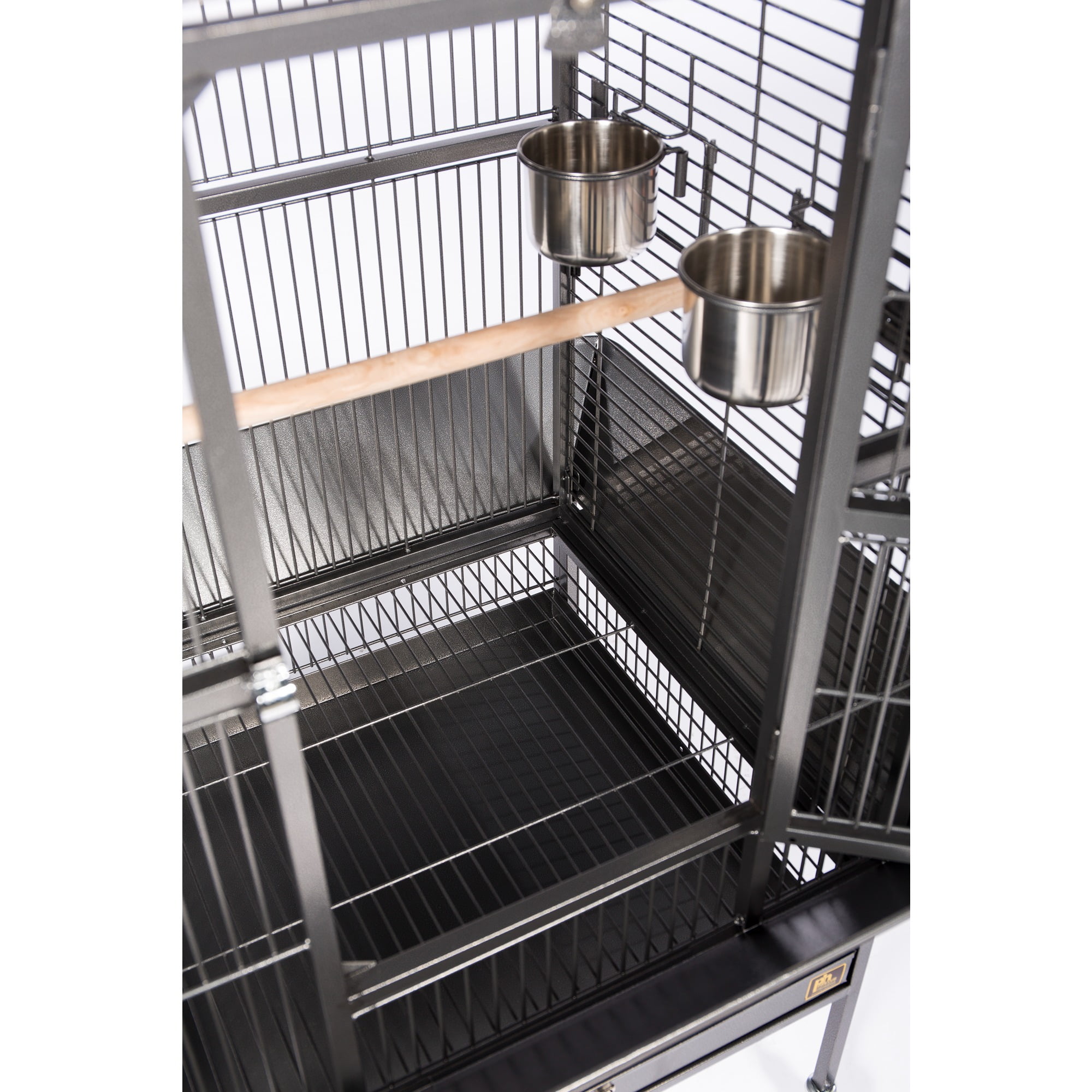 Prevue Pet Products Playtop Bird Home - Black Bird Cage 3152BLK - Image 3