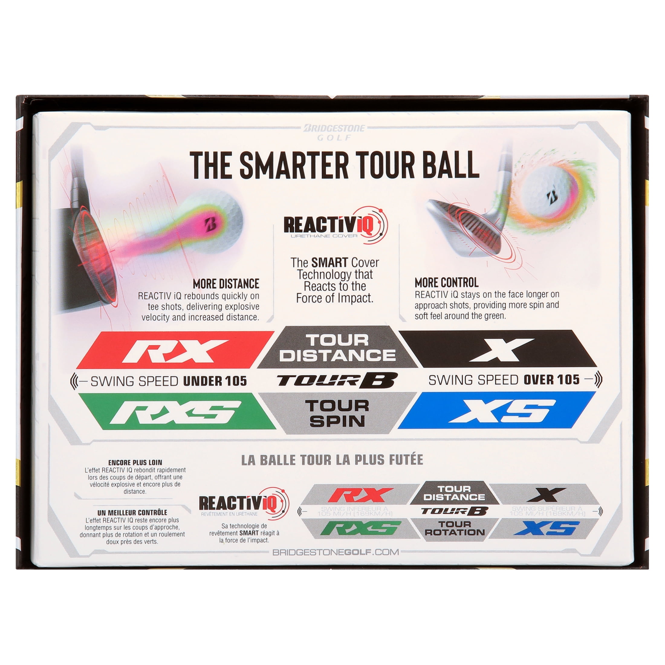 Bridgestone Tour B X 2022 Golf Balls, 12 Pack, White - Image 4