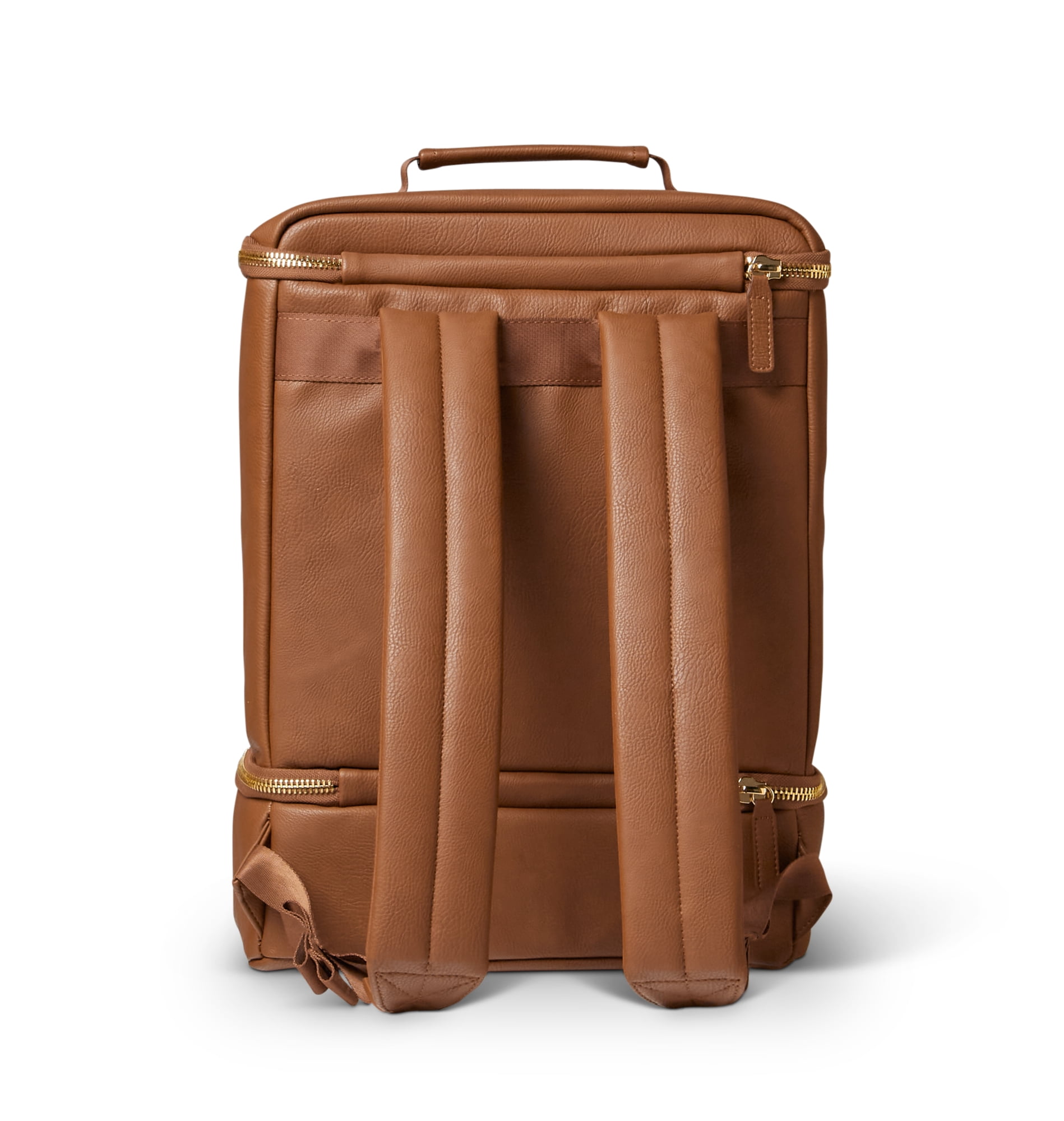 Igloo Luxe Dual Compartment Backpack 16 cans Soft Cooler, Cognac Brown - Image 9