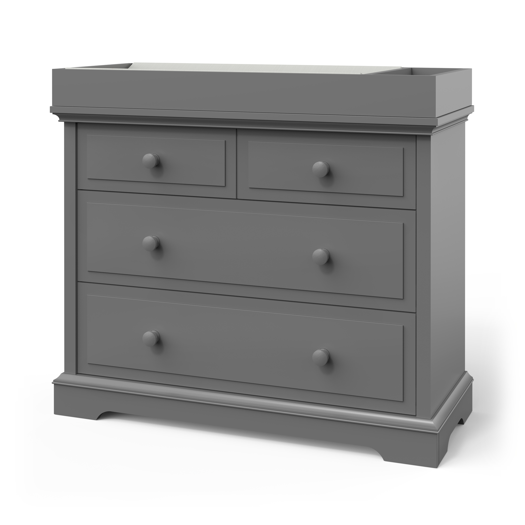 Child Craft Changing Table Topper - Cool Gray - Image 9