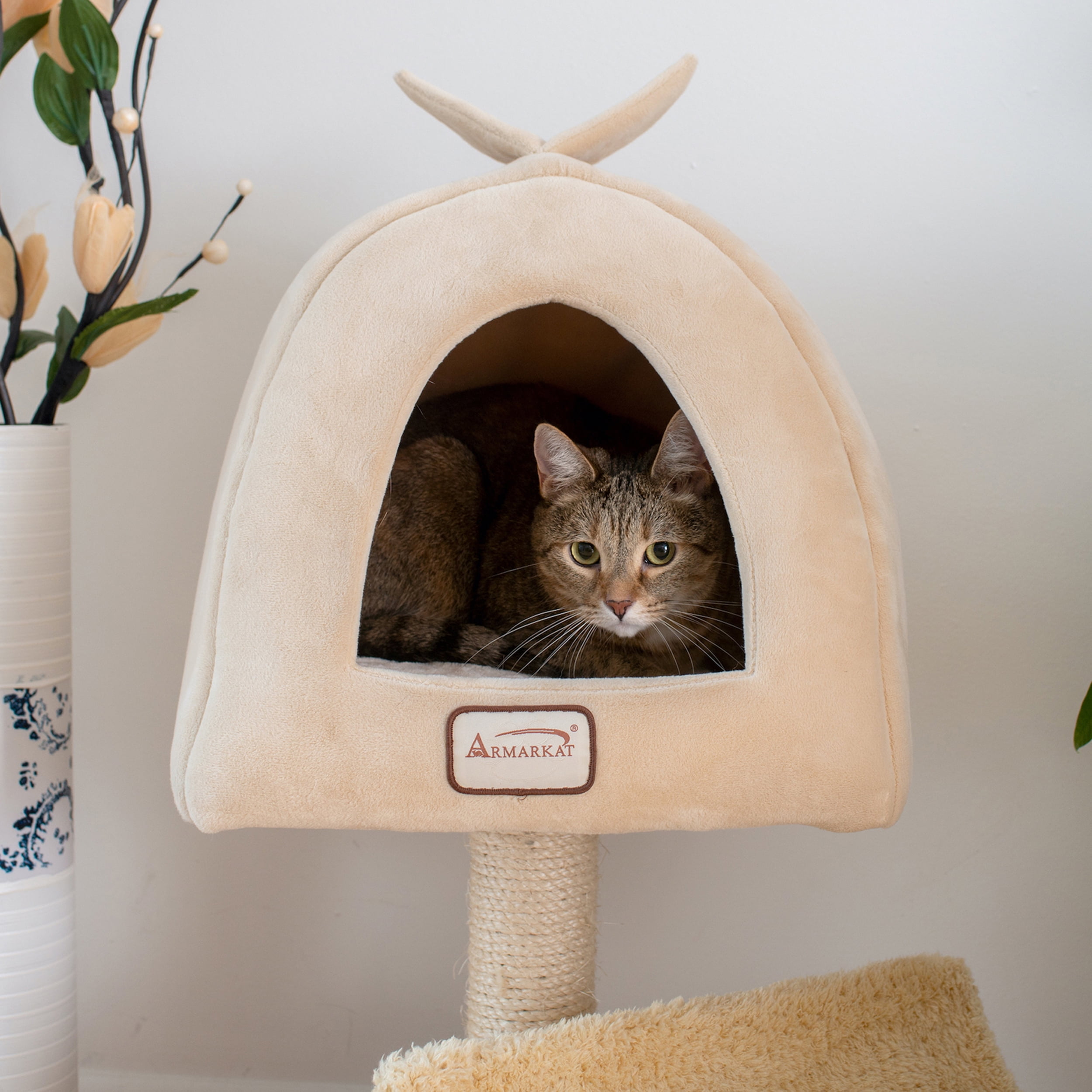 Armarkat real wood Cat Tree, Model X3007, Goldenrod - Image 5