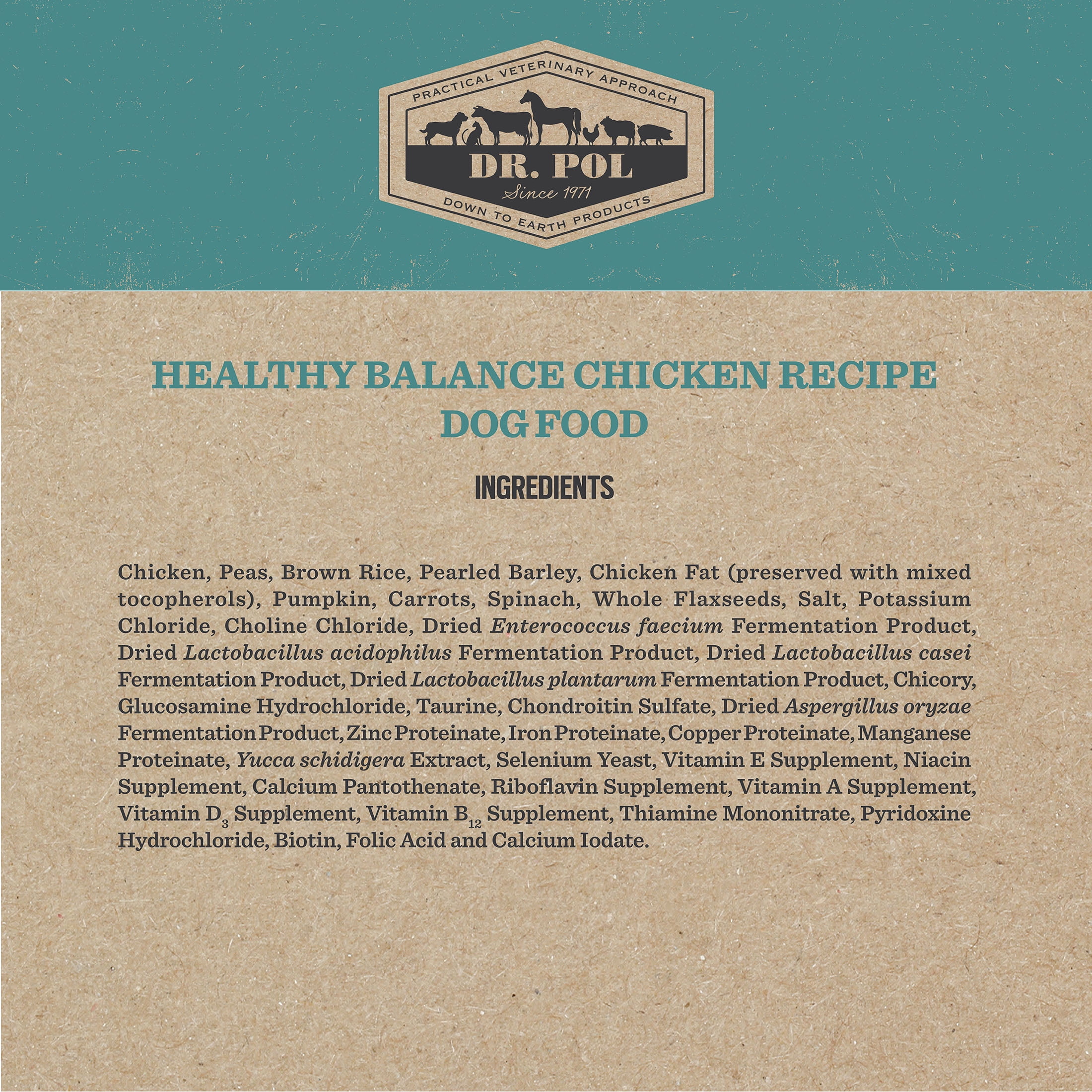 Dr. Pol Healthy Balance Limited Ingredient Chicken Recipe Adult Dog Food, 24 lb. Bag - Image 2