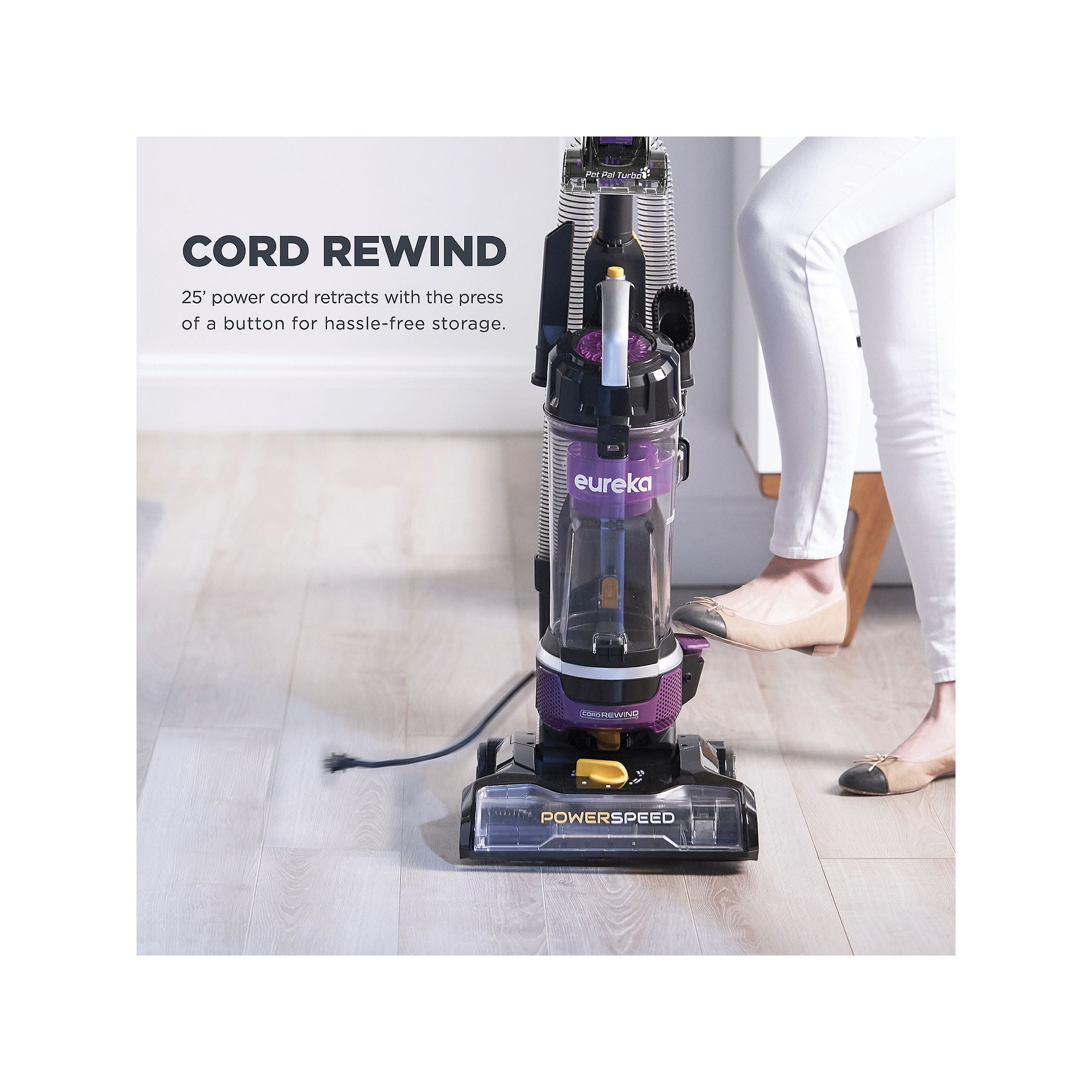 Eureka NEU202 Power speed Lightweight Bagless Upright Vacuum Cleaner - Image 3