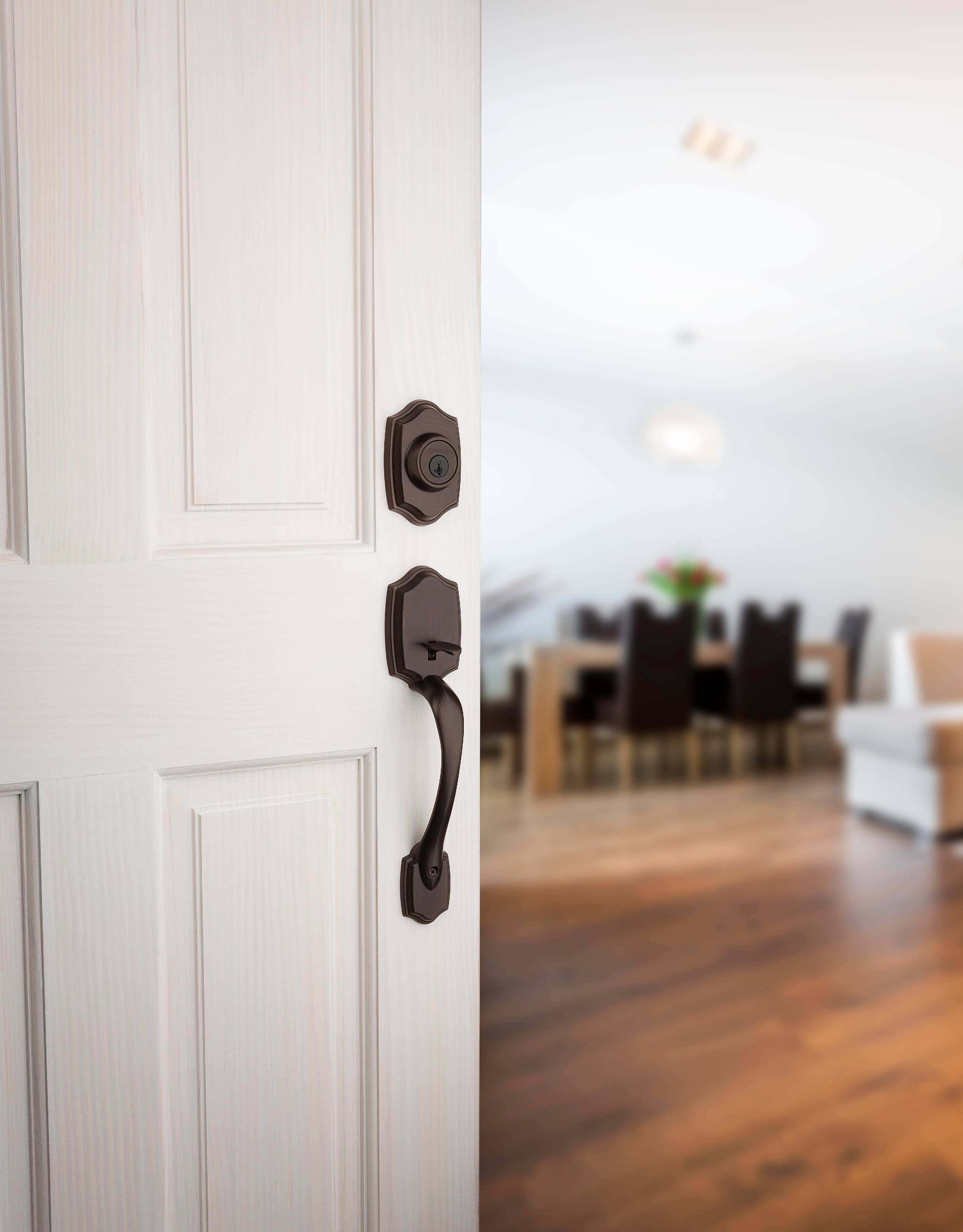 Kwikset Belleview Sgl Cyl Handleset with Cove Knob in VB - Image 2