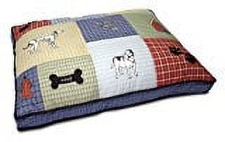 Petmate Beds - Classic Applique Gusseted Bed- Multi Colored 27 X 36 X 3 - 27776 - Image 2