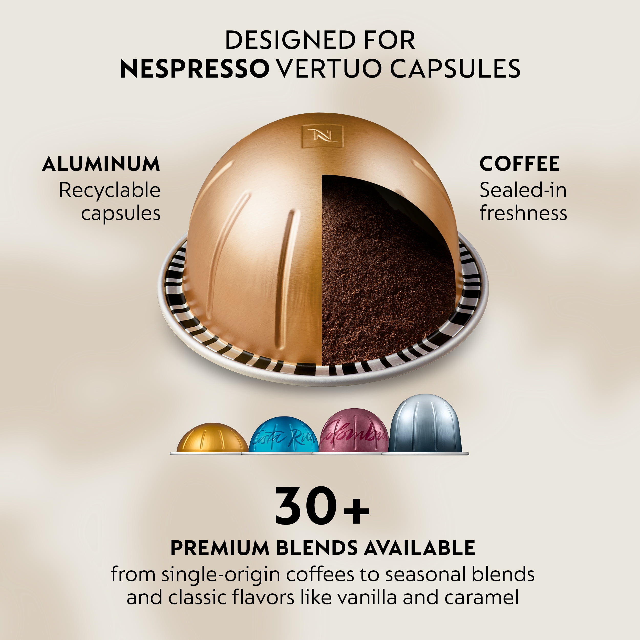 Nespresso New Vertuo Next 19-Bar, 1-Cup Black Espresso Machine - Image 5
