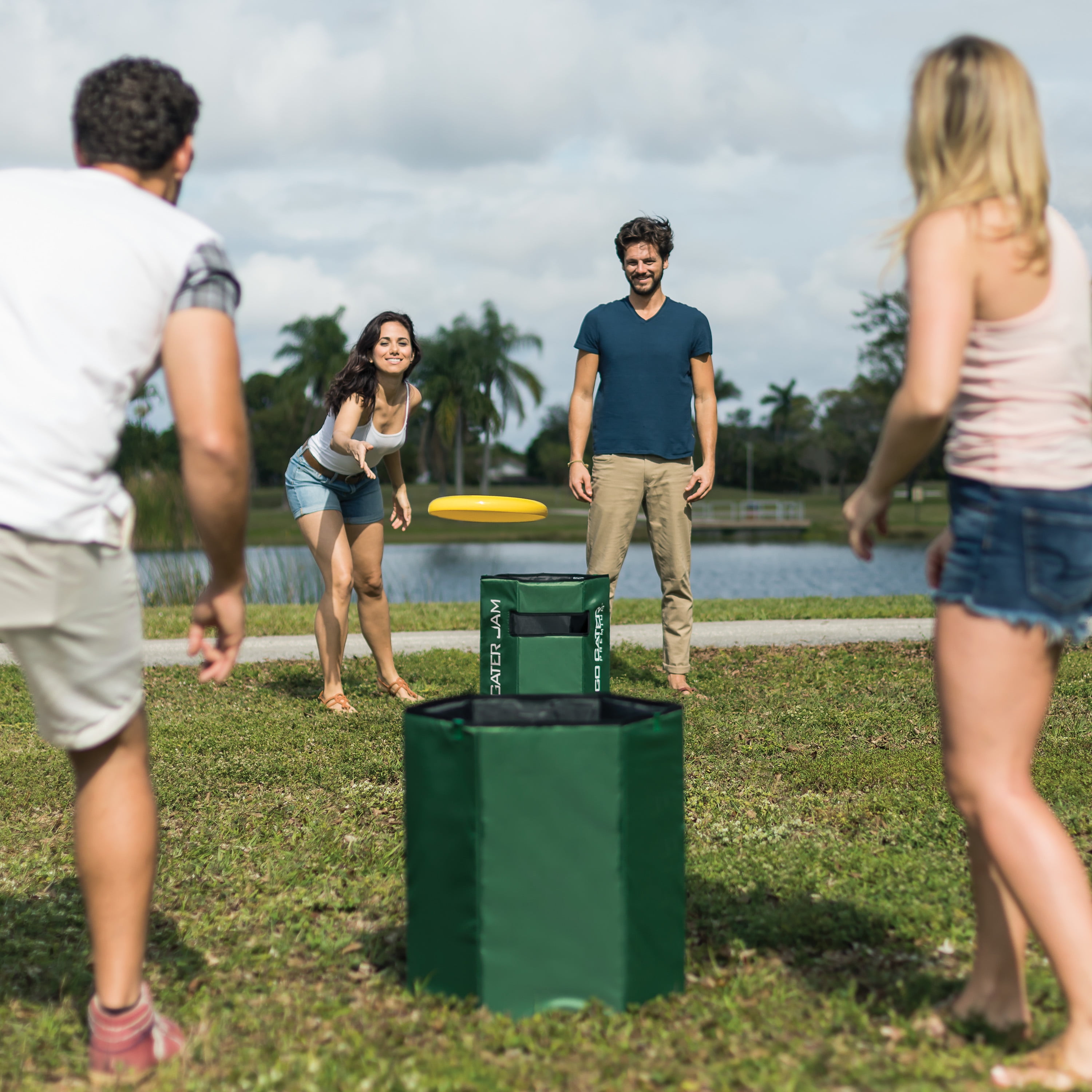 Go! Gater Premium Gater Jam Set - Folding Disc Jam Game for Outdoor Play - Image 4