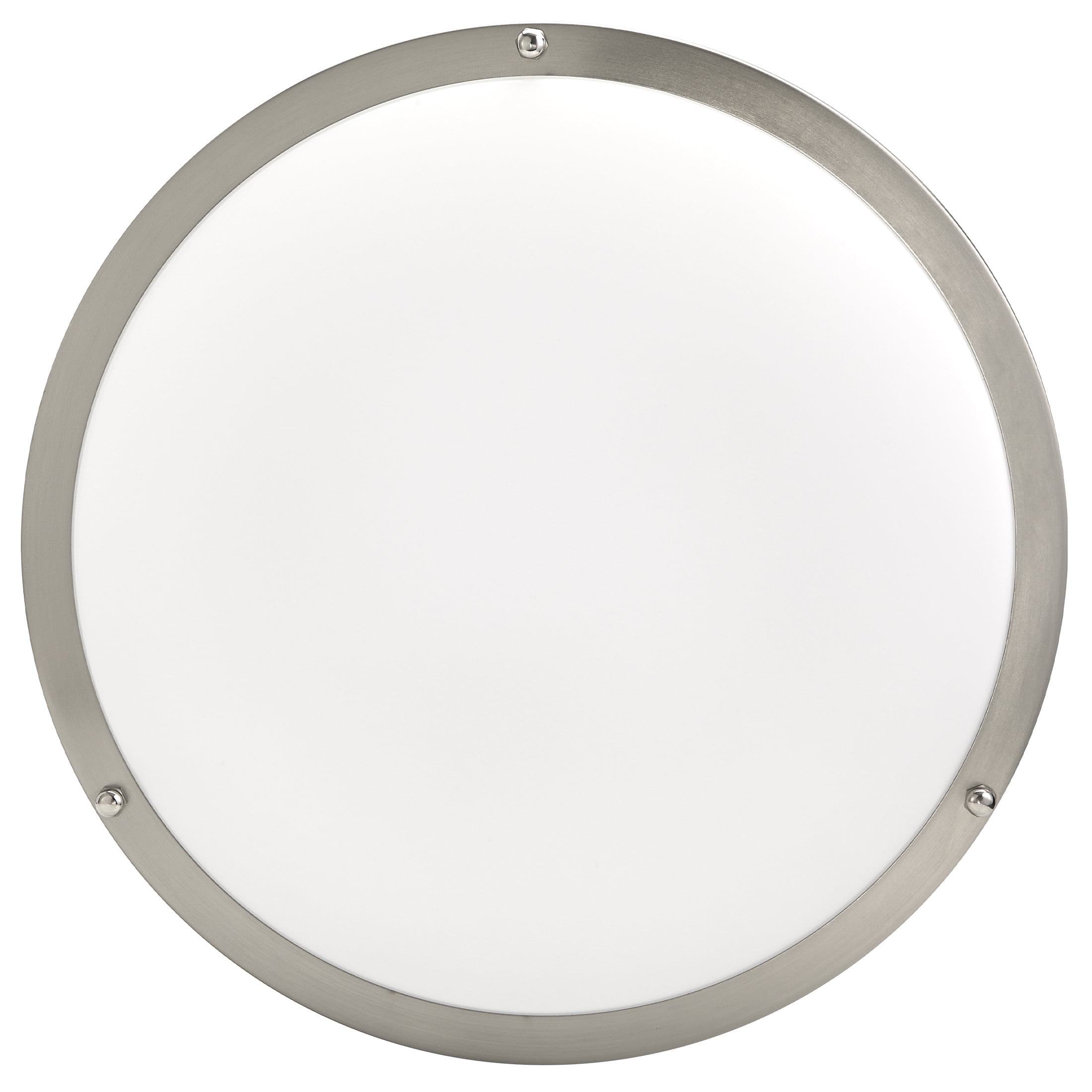Maxxima Luvoni 14 in. Smart WiFi LED Ceiling Light - Dual Ring Satin Nickel 1600 Lumens Dimmable Flush Mount, CCT Selectable 2700K-6000K, Google Assistant and Alexa Compatible for Living Room Lighting - Image 6