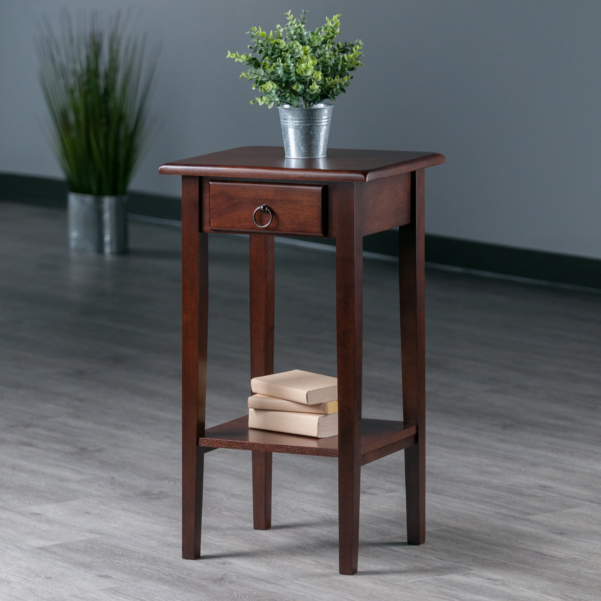 Winsome Wood Regalia Accent, Side Table, Walnut Finish - Image 6