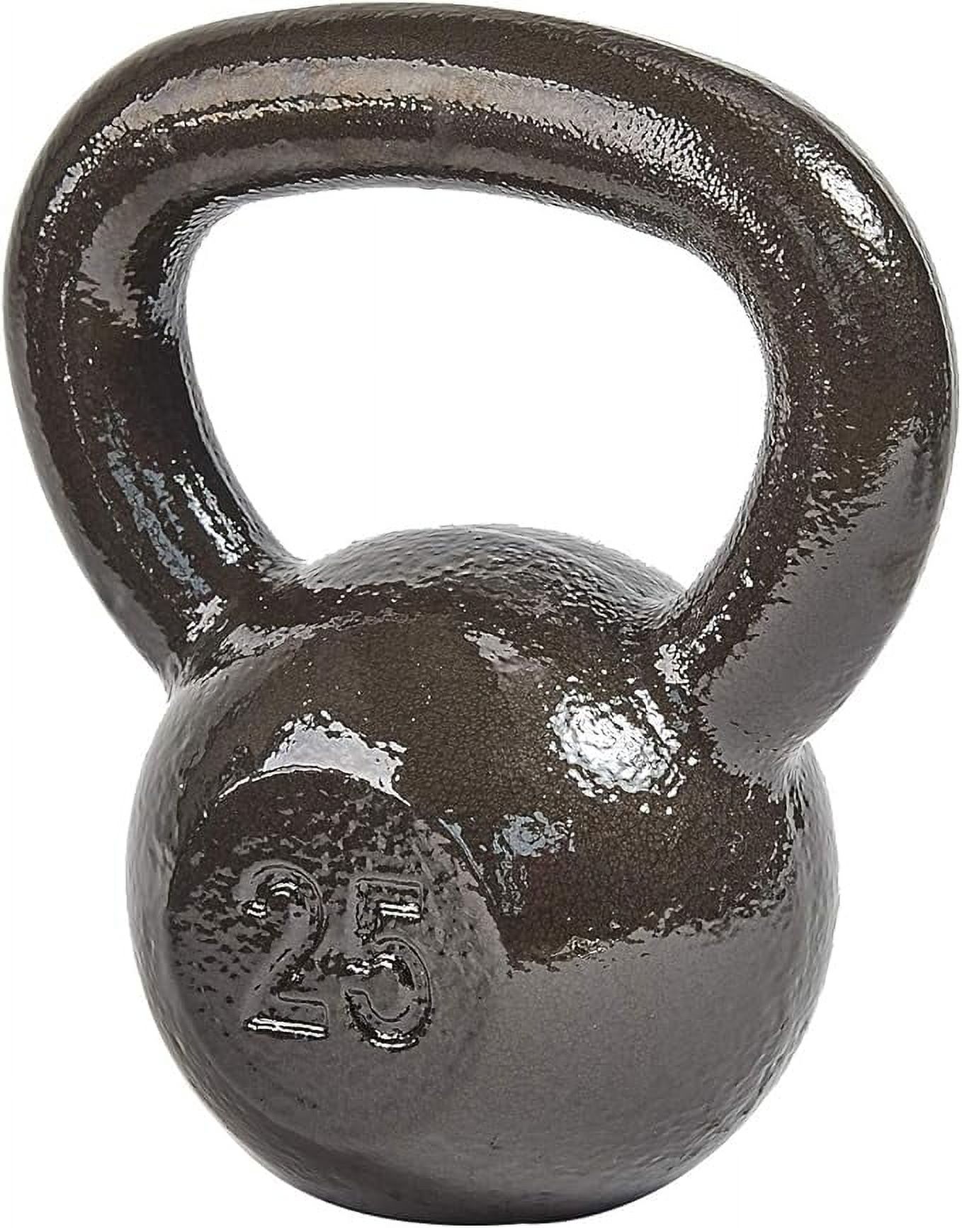 HULKFIT Cast Iron Enamel Coated Strength Training Kettlebell Weights - Image 5