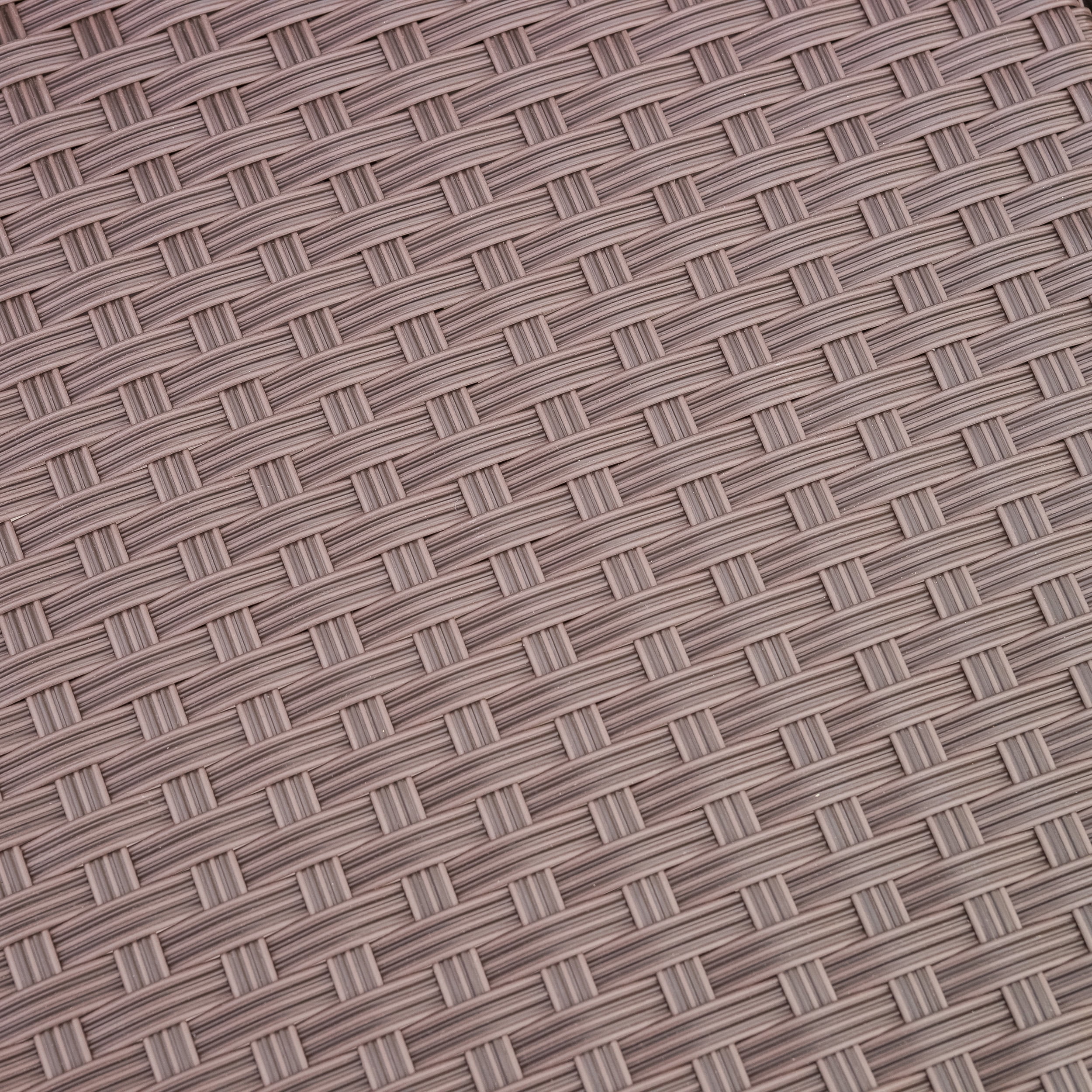 Outdoor Wicker Backless Bar Stool, Set of 2, Dark Brown - Image 3