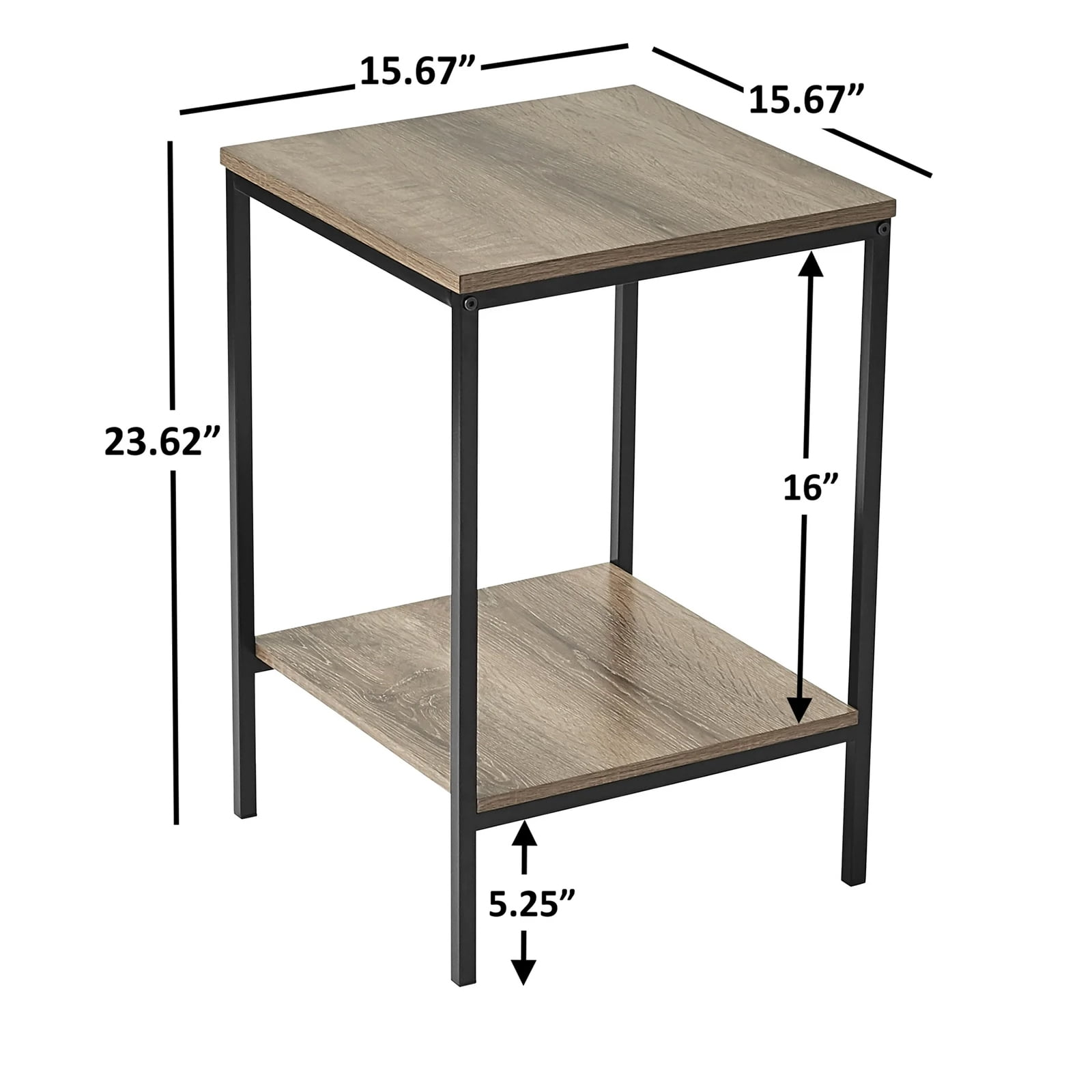 Vebreda Contemporary 3 Piece Rectangular Particle Board Coffee Table - Image 6