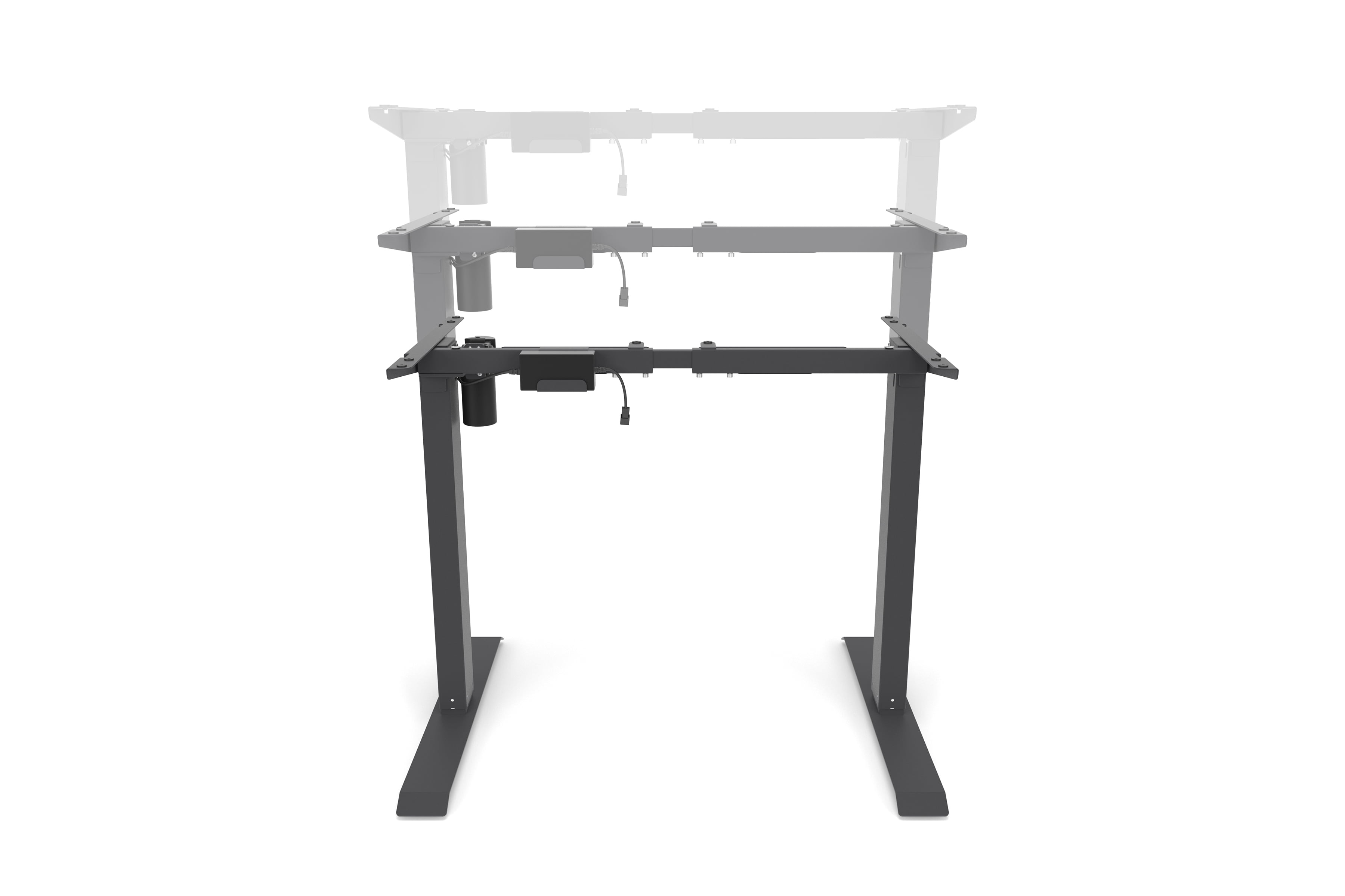 HON Basyx Commercial-Grade Electric Height Adjustable Desk Base 28" to 47" - Image 5