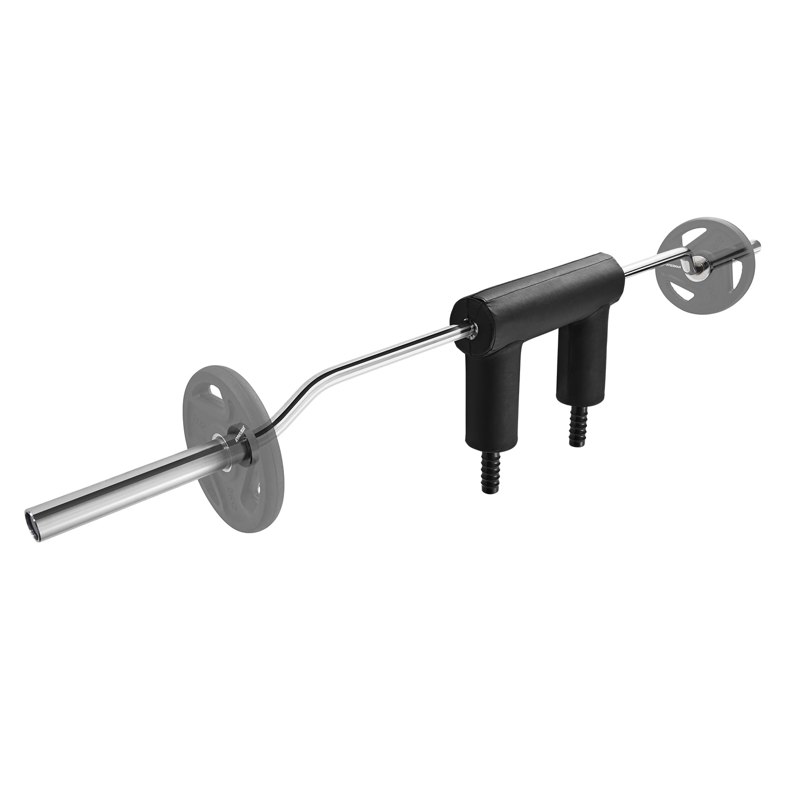 KFFKFF Secure Squat Bar, Fitness Squat Bar with 1,500 LBS Capacity, Squat Bar Accessory with Arm and Shoulder Cushions, 32mm Diameter Weightlifting Bar, Perfect for Front Squats, Lunges - Image 2